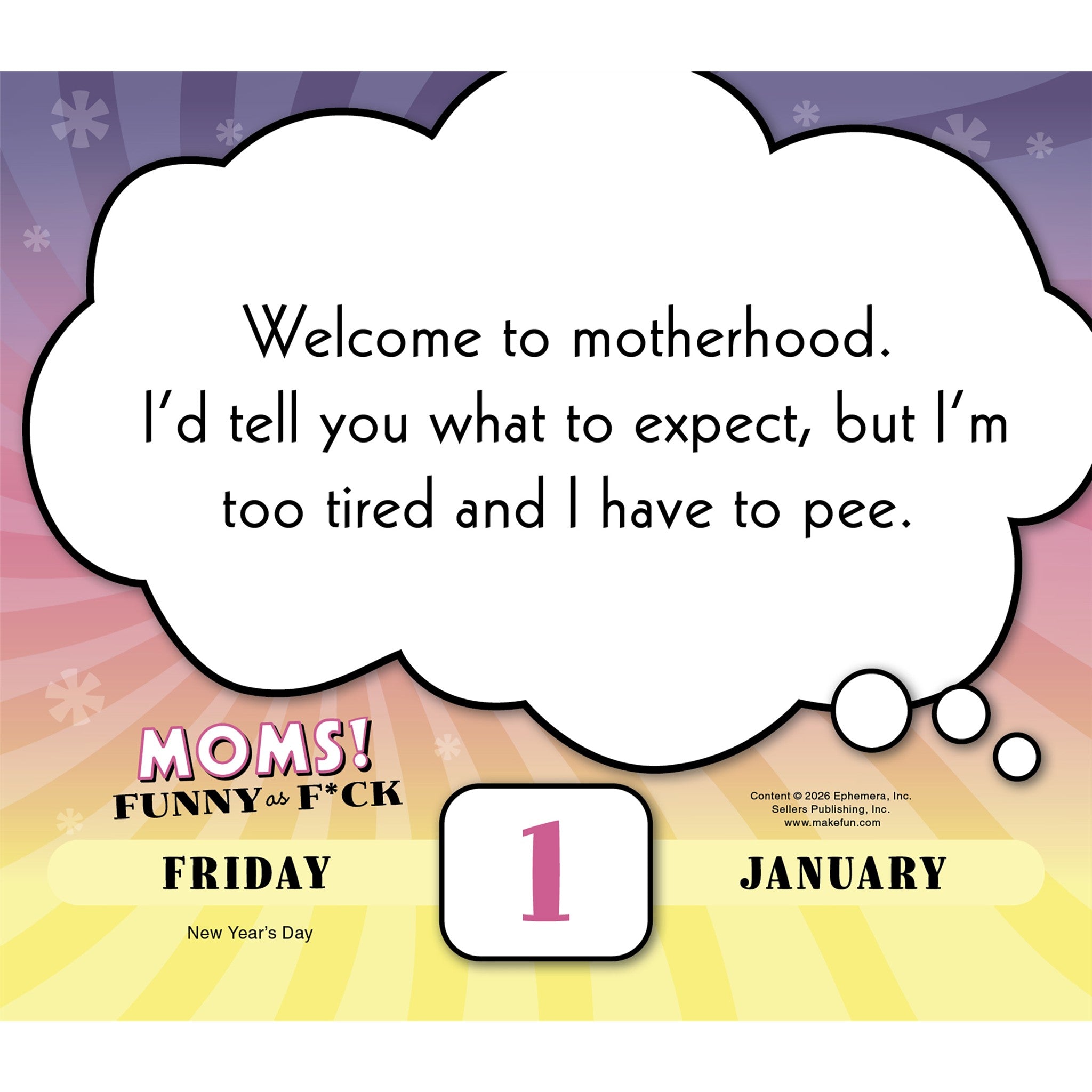 Moms! Funny as F*ck 2027 Box Calendar
