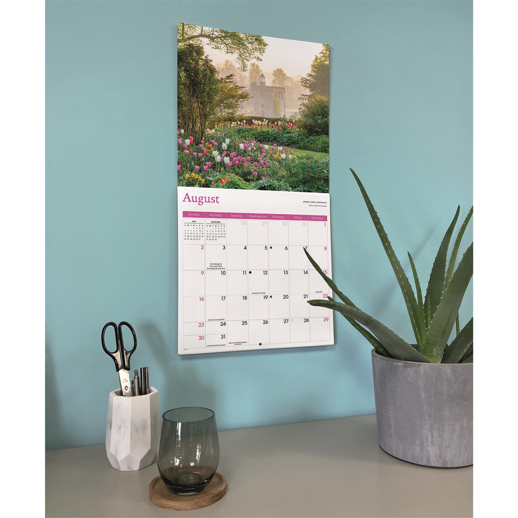 Country Gardens 2026 Wall Calendar