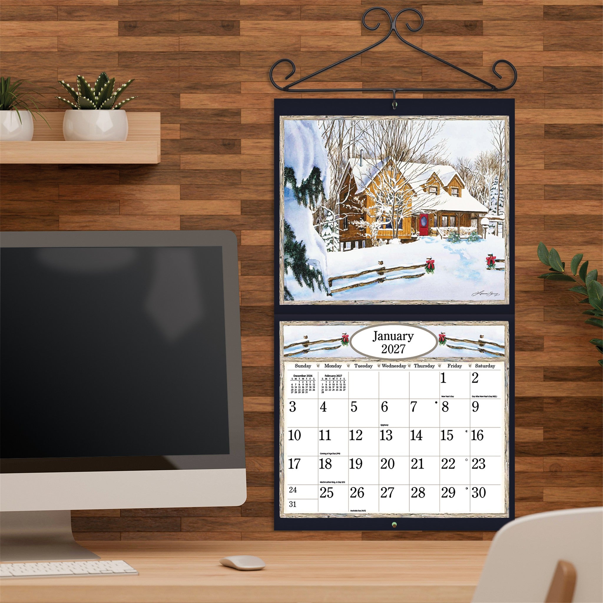 Country Welcome Special Edition with Print 2027 Wall Calendar