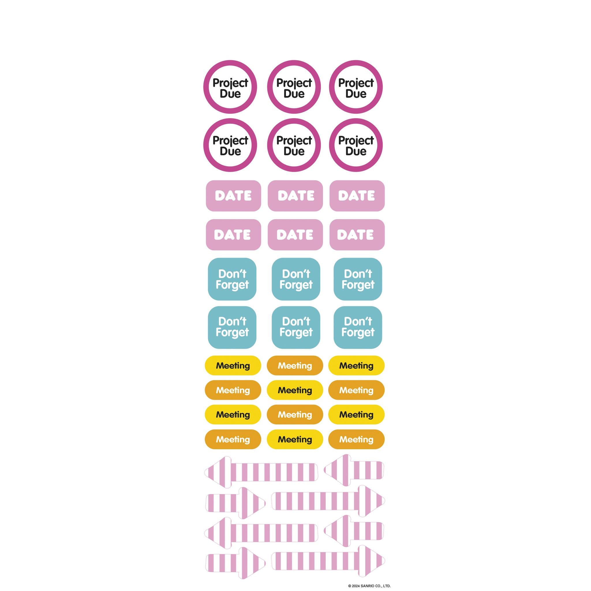 Hello Kitty Reminder Sticker