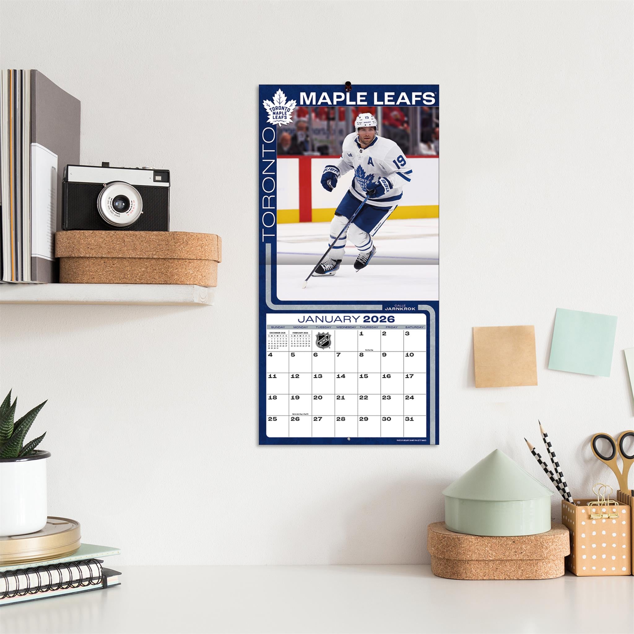 Mini-calendrier 2026 des Maple Leafs de Toronto (NHL)