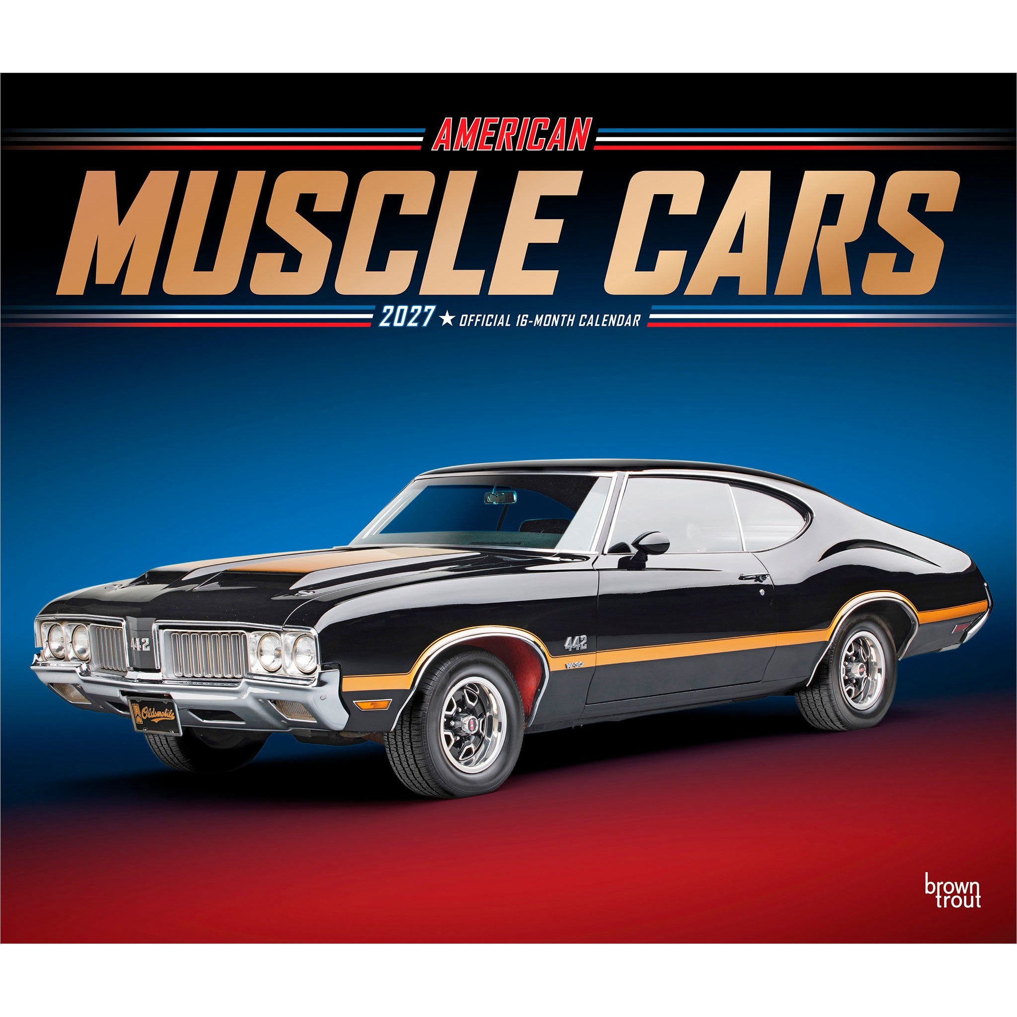 American Muscle Cars 2027 Wall Calendar