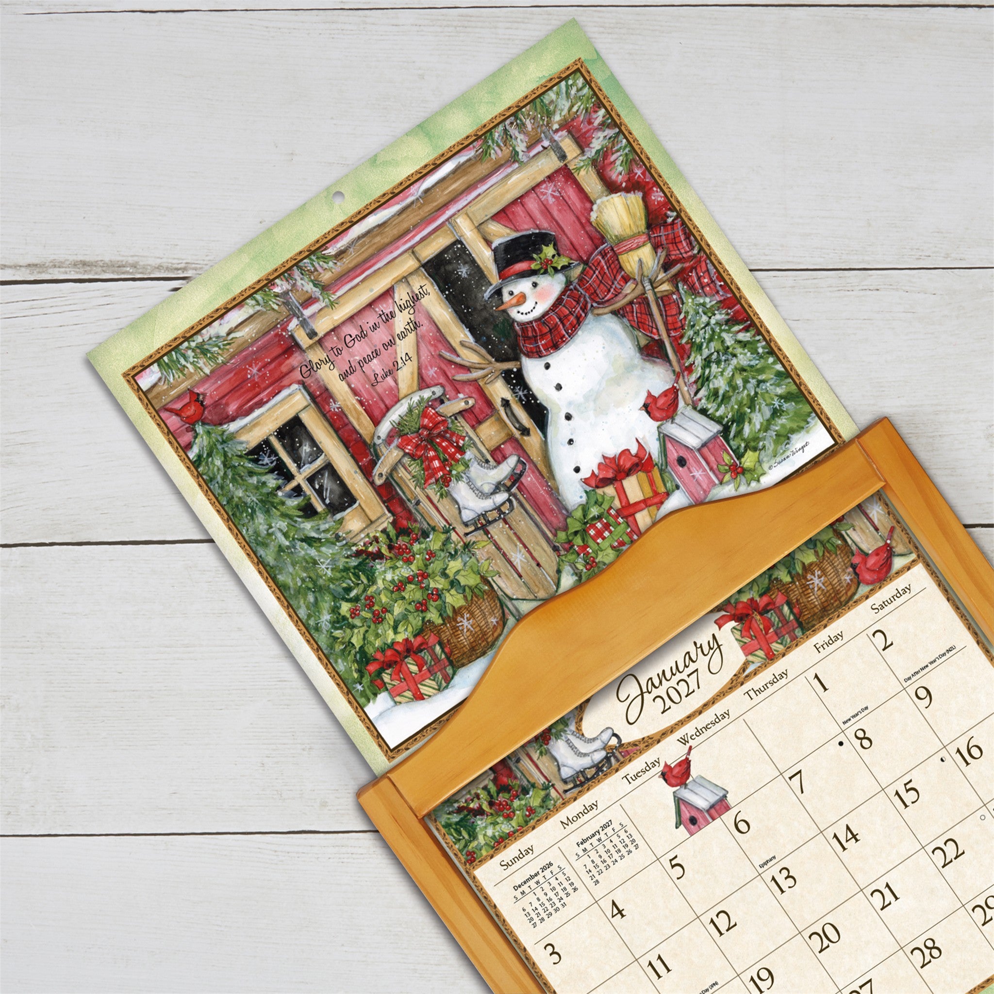 Bountiful Blessings Special Edition with Print 2027 Wall Calendar