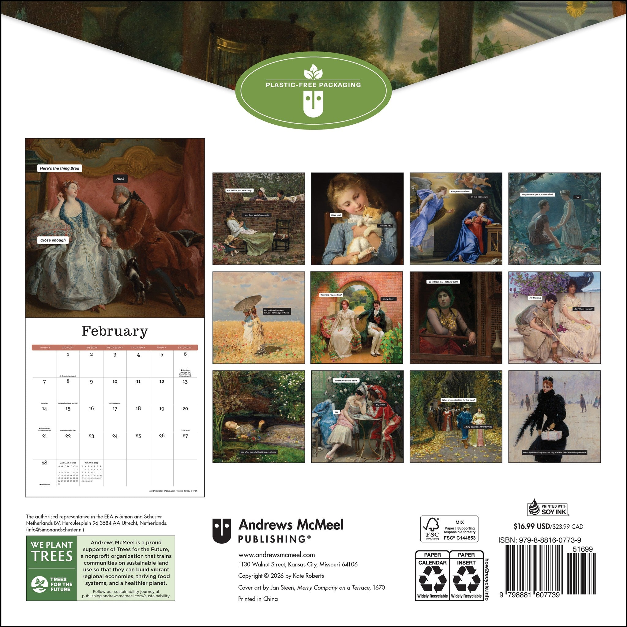 Calendrier mural Histoire du punk 2027 – En ligne seulement