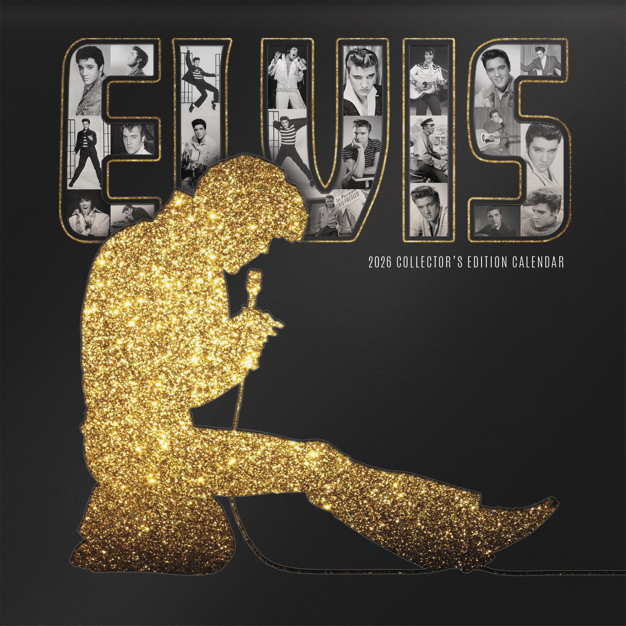 Calendrier mural Elvis Presley Édition Collector 2026 - Disponible uniquement en ligne