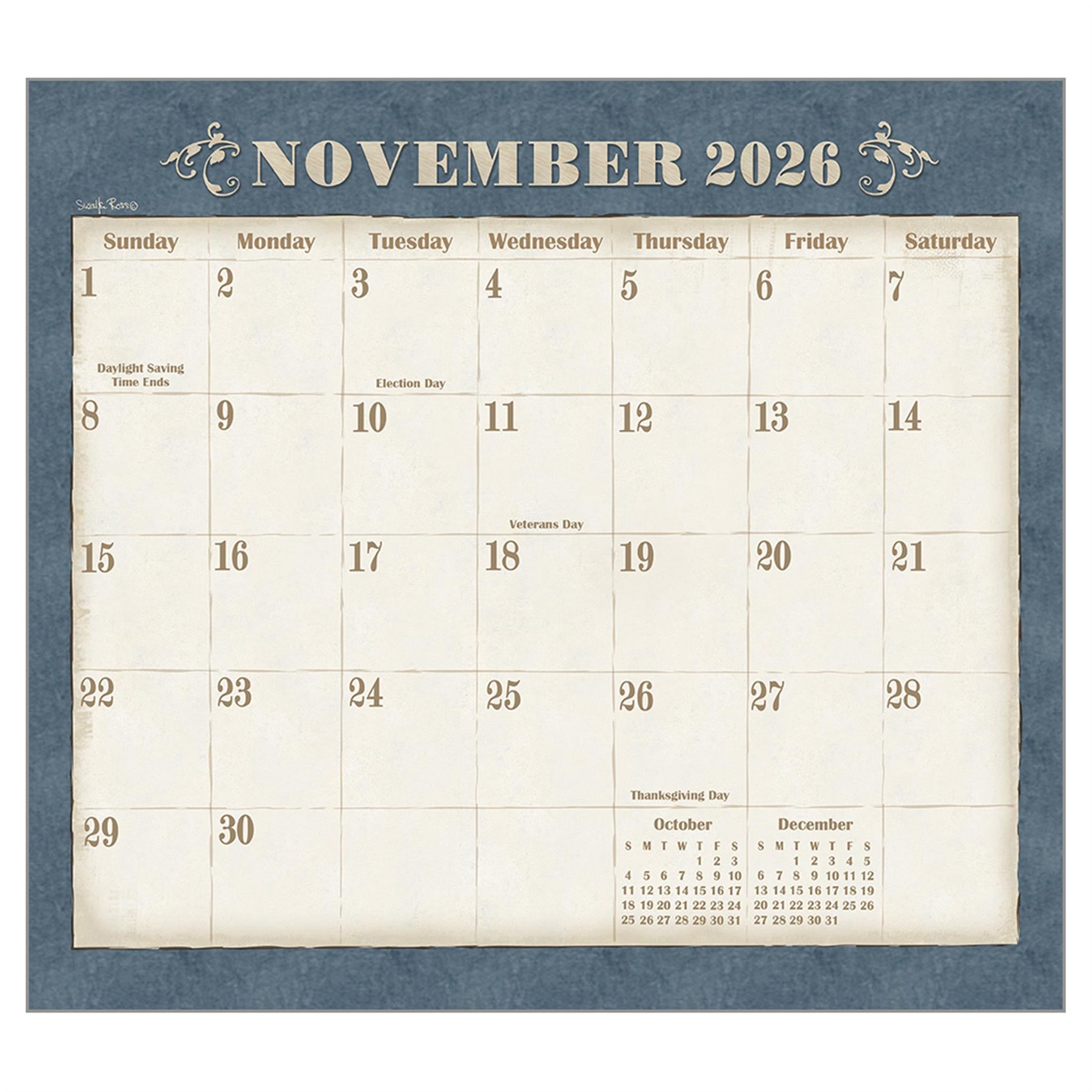 Calendrier mural de luxe « Les chiens que nous aimons » 2026