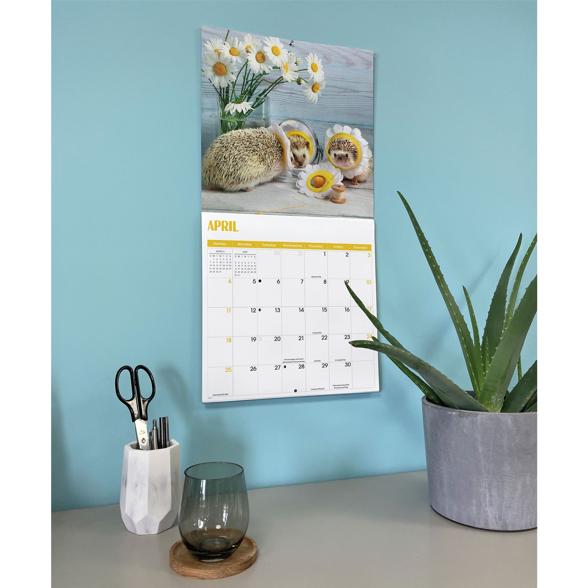 Hedgehogs! 2027 Wall Calendar