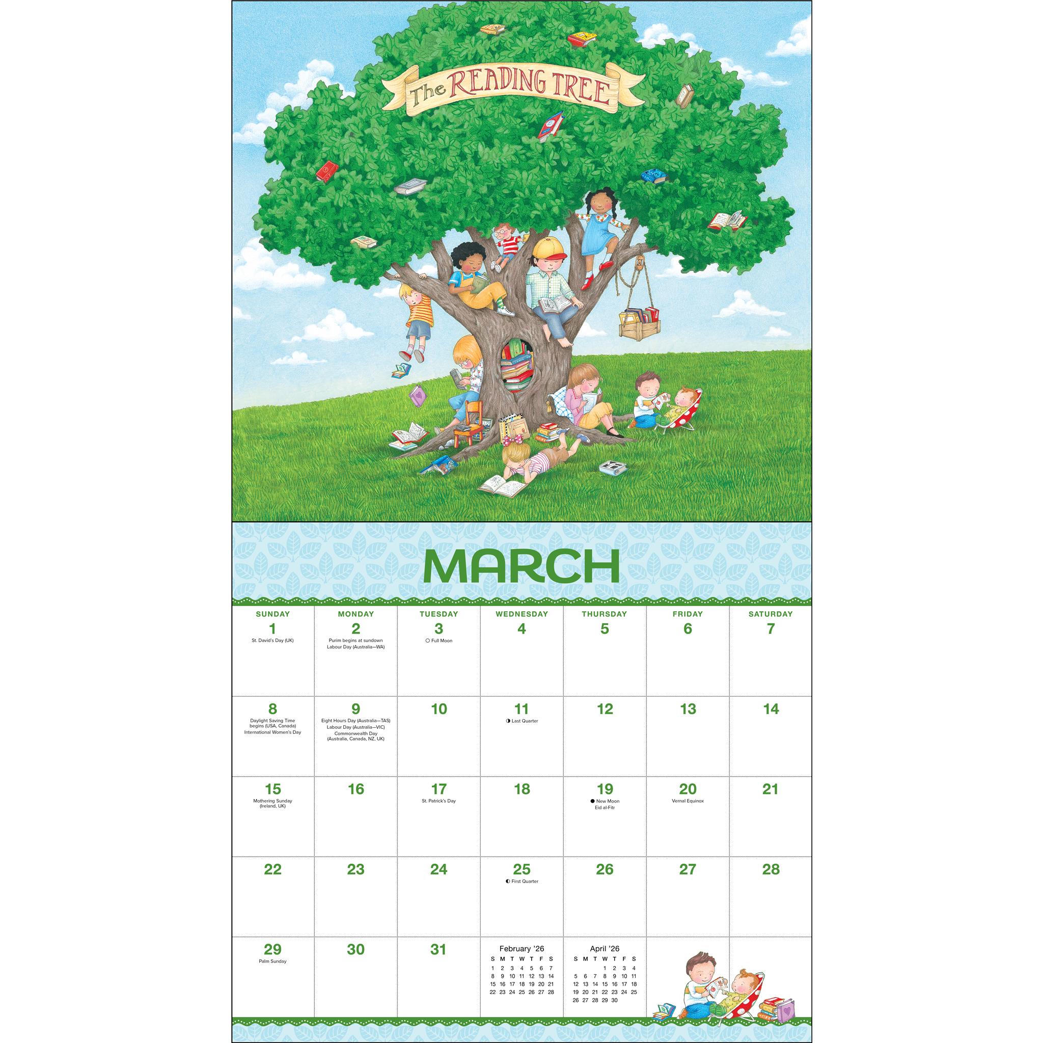 Mary Engelbreits Friendship Is A Sheltering Tree Deluxe 2026 Wall Calendar