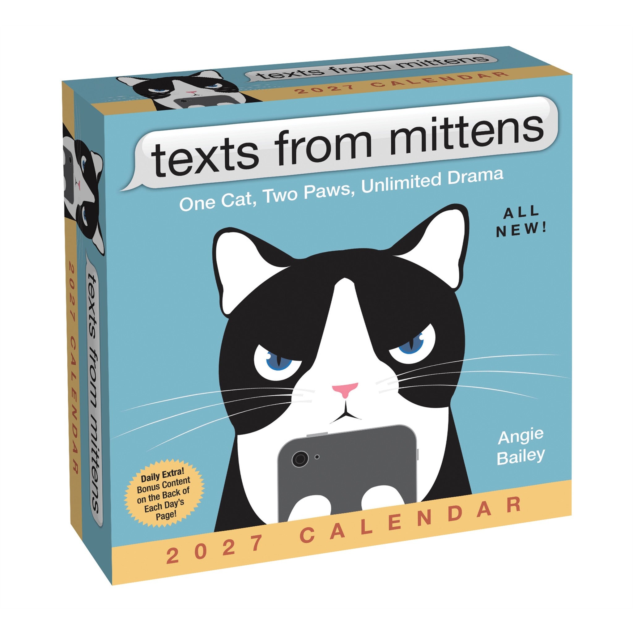 Texts from Mittens the Cat 2027 Box Calendar