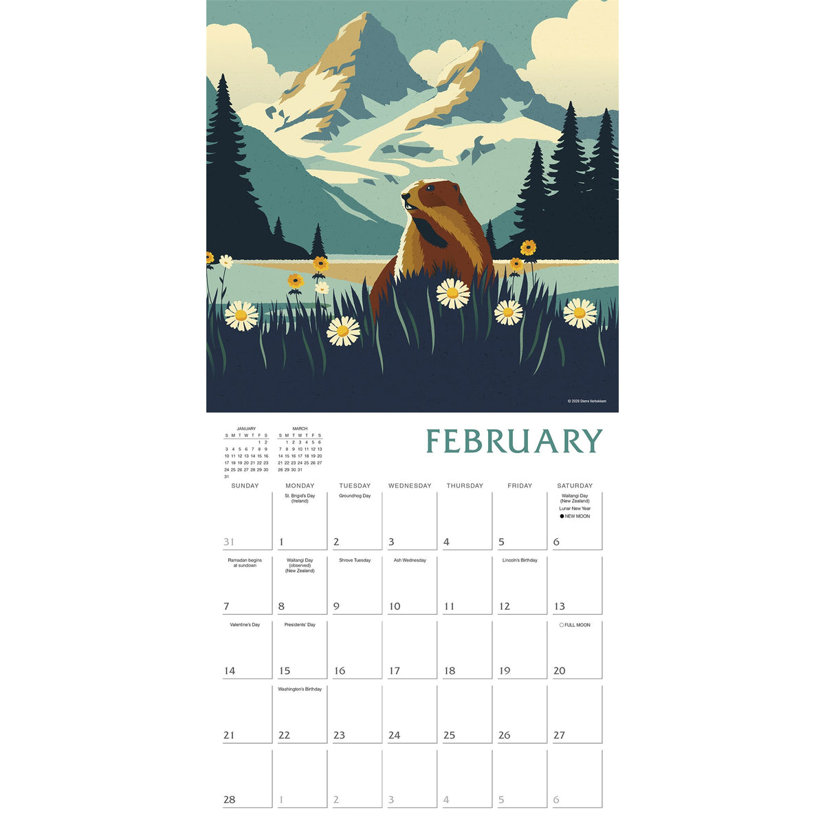 Calendrier Mural La Vie en Montagne 2027 - Exclusivement en Ligne