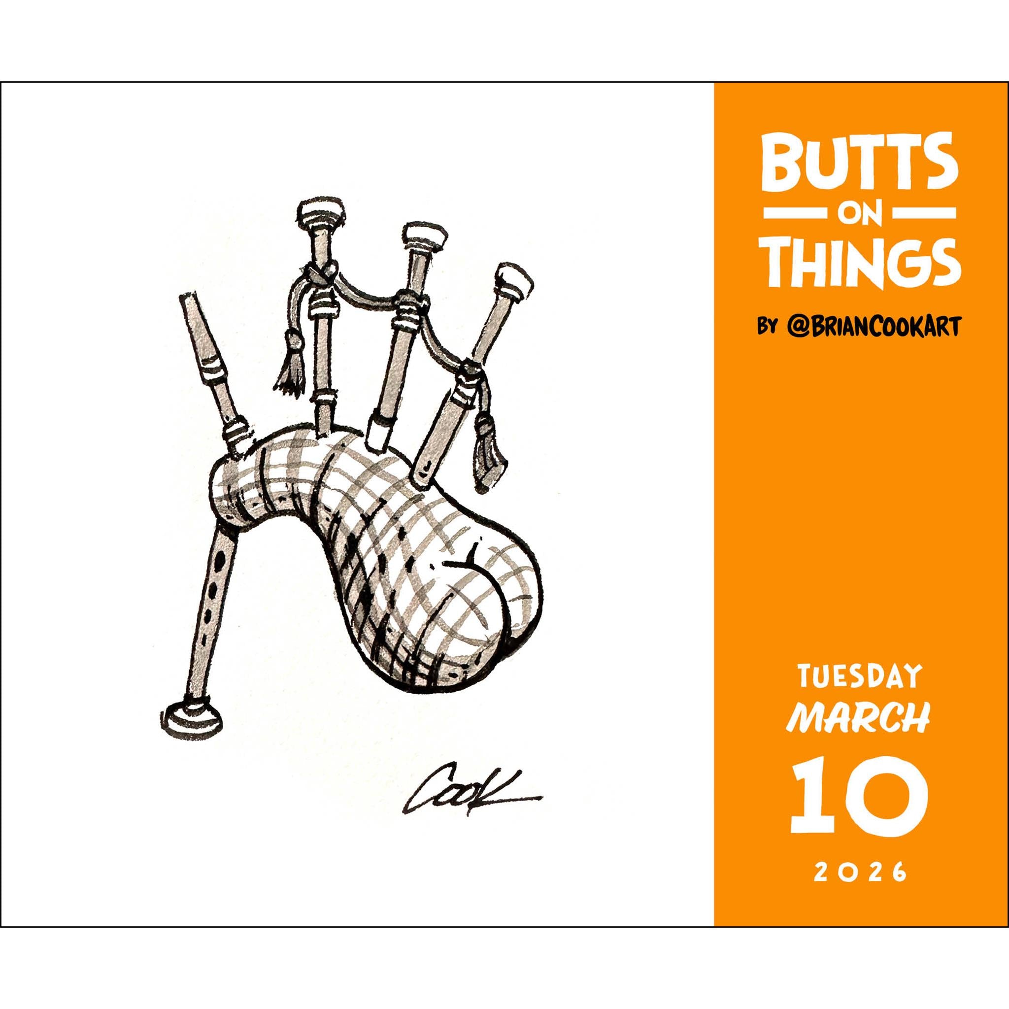 Butts On Things 2026 Box Calendar