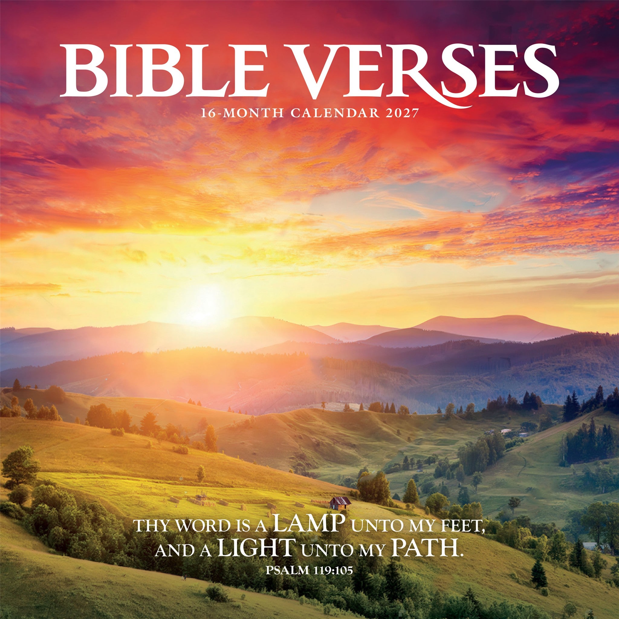 Calendrier mural 2027 : Versets bibliques