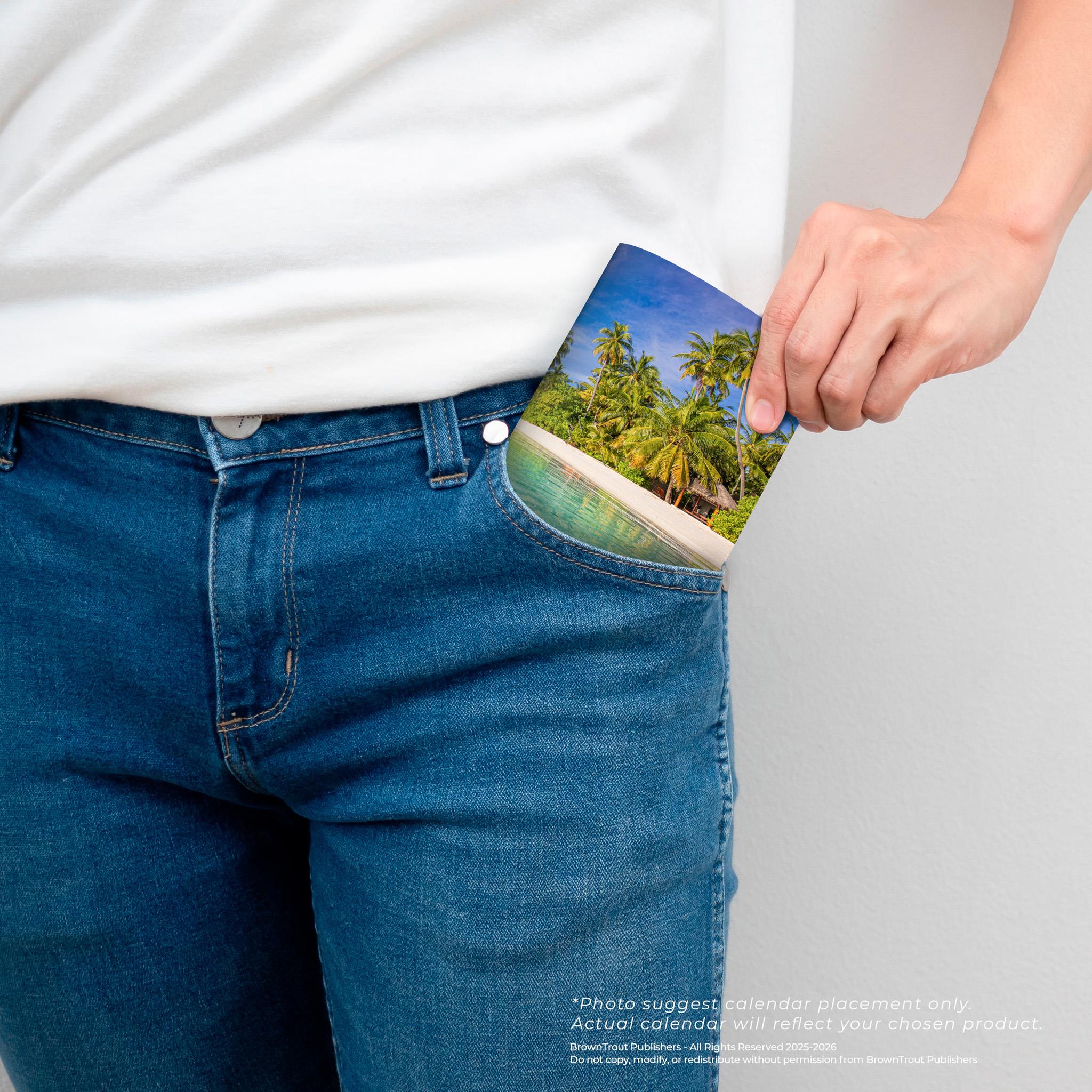 Agenda de poche Îles tropicales 2026 sur 2 ans