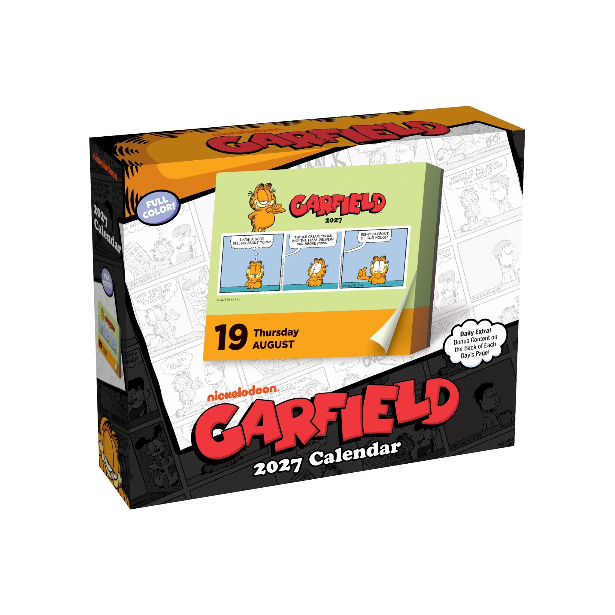 Garfield 2027 Box Calendar