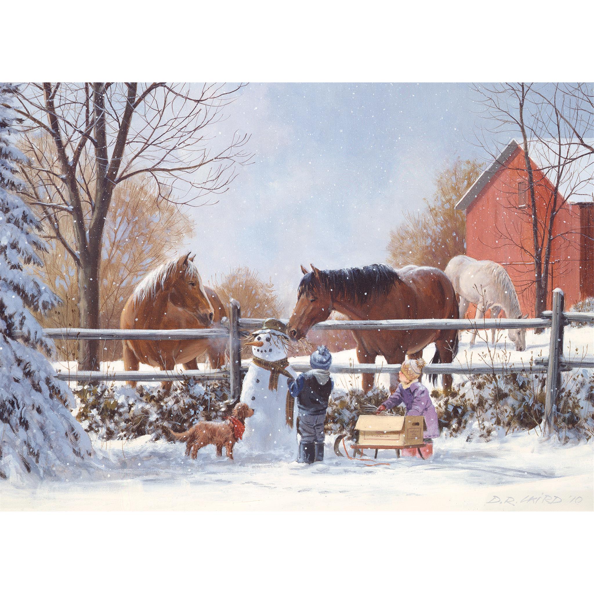 Frosty's Friends Exclusive 1000 Piece Puzzle Cobble Hill