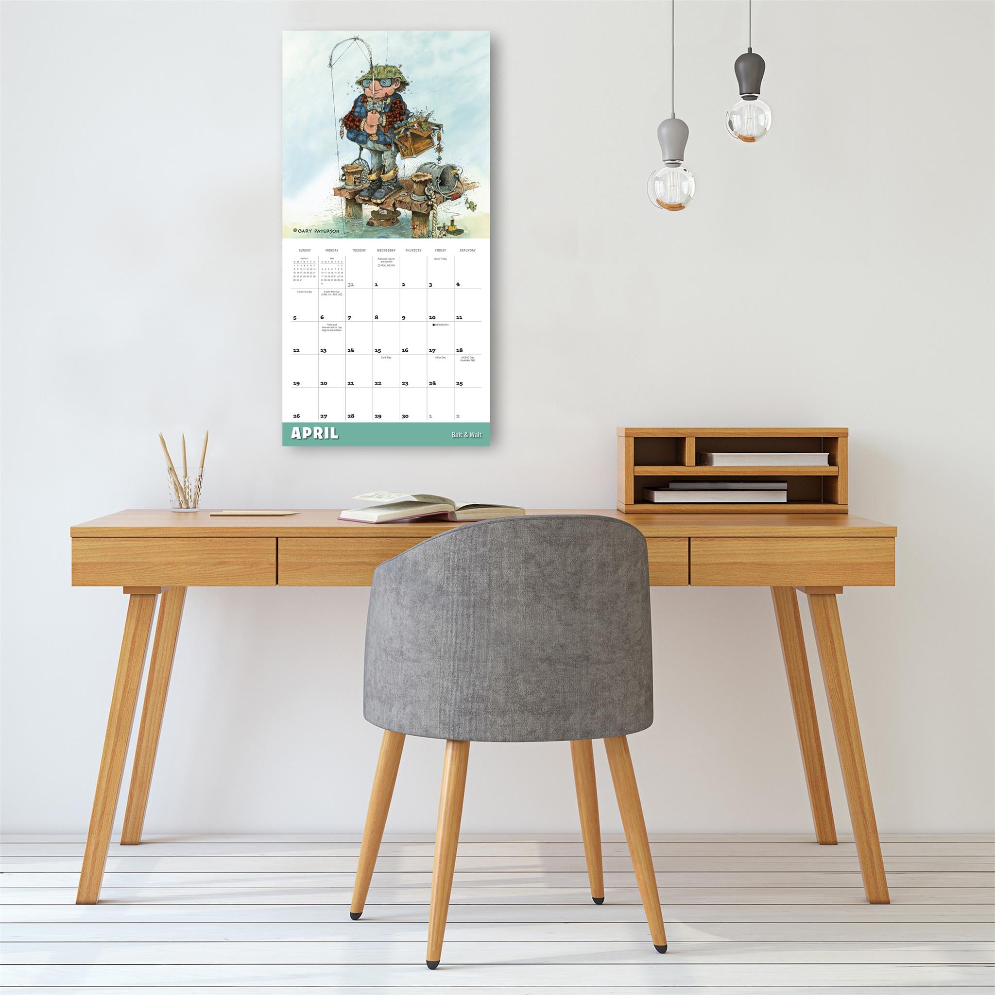 Calendrier mural Gary Patterson Gone Fishing 2026