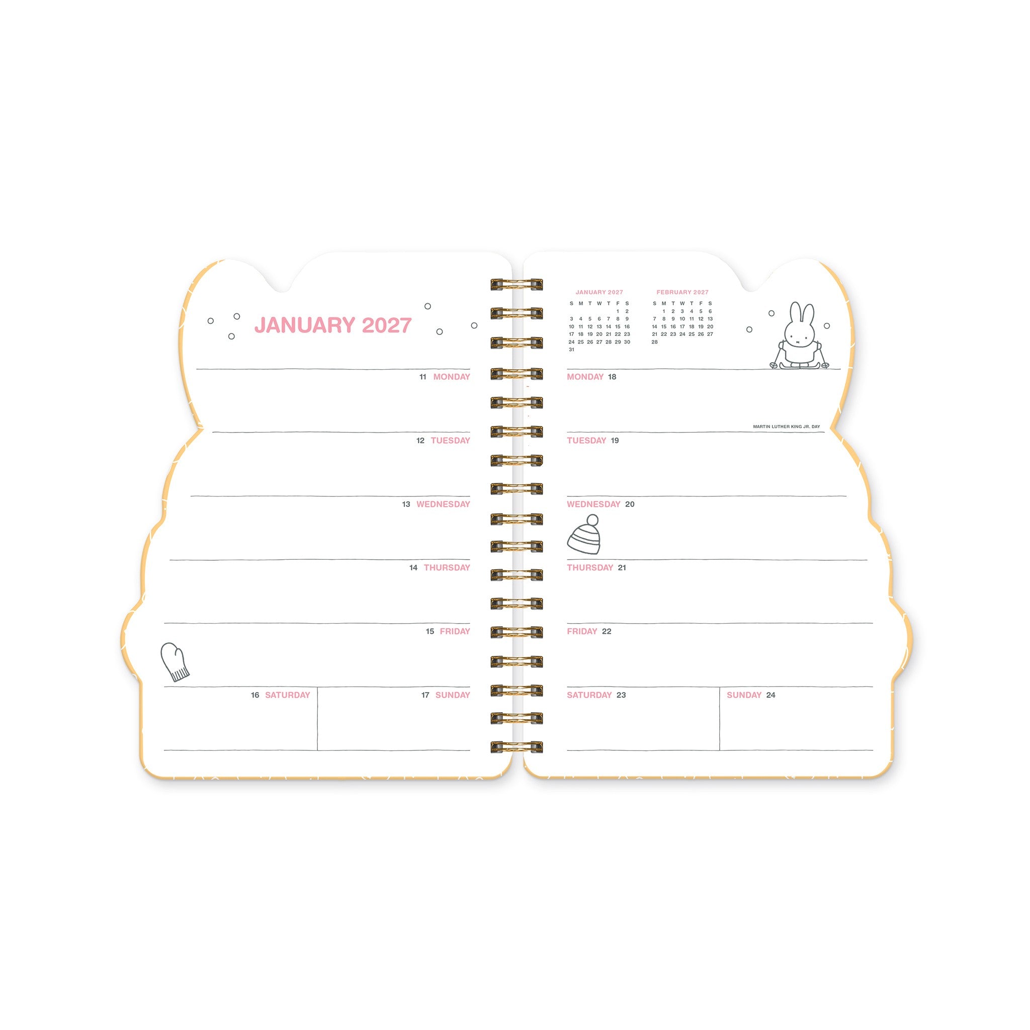 Miffy A Year in Color Die-Cut 2026-2027 Engagement Calendar