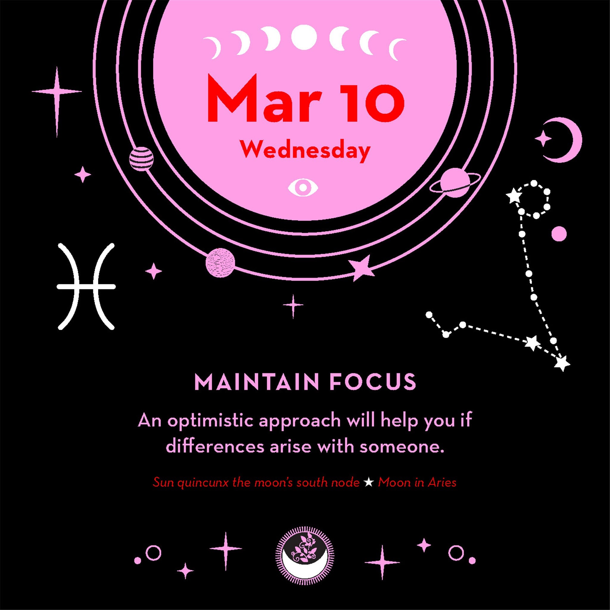 Calendrier de bureau astrologie 2027