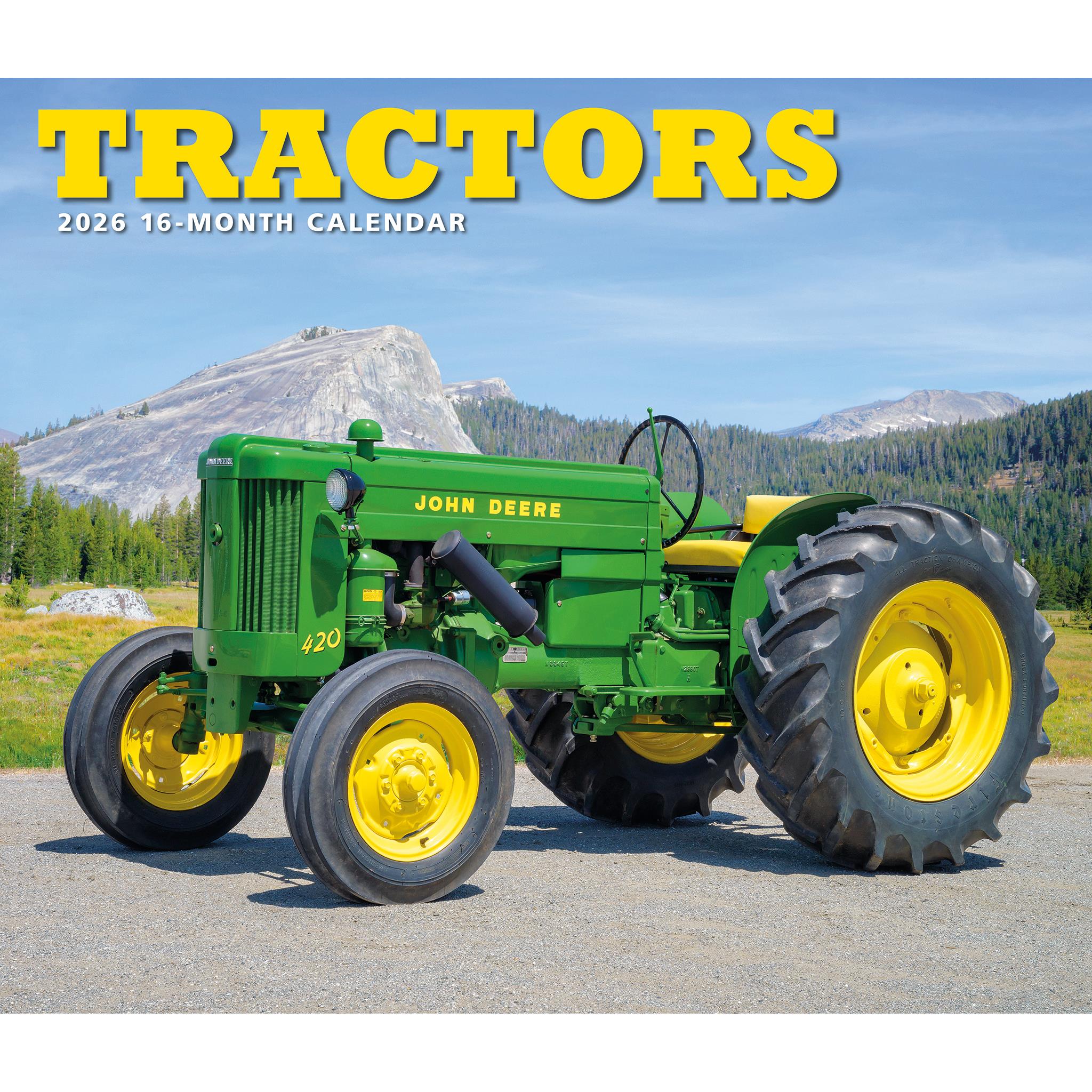 Tractors 2026 Wall Calendar