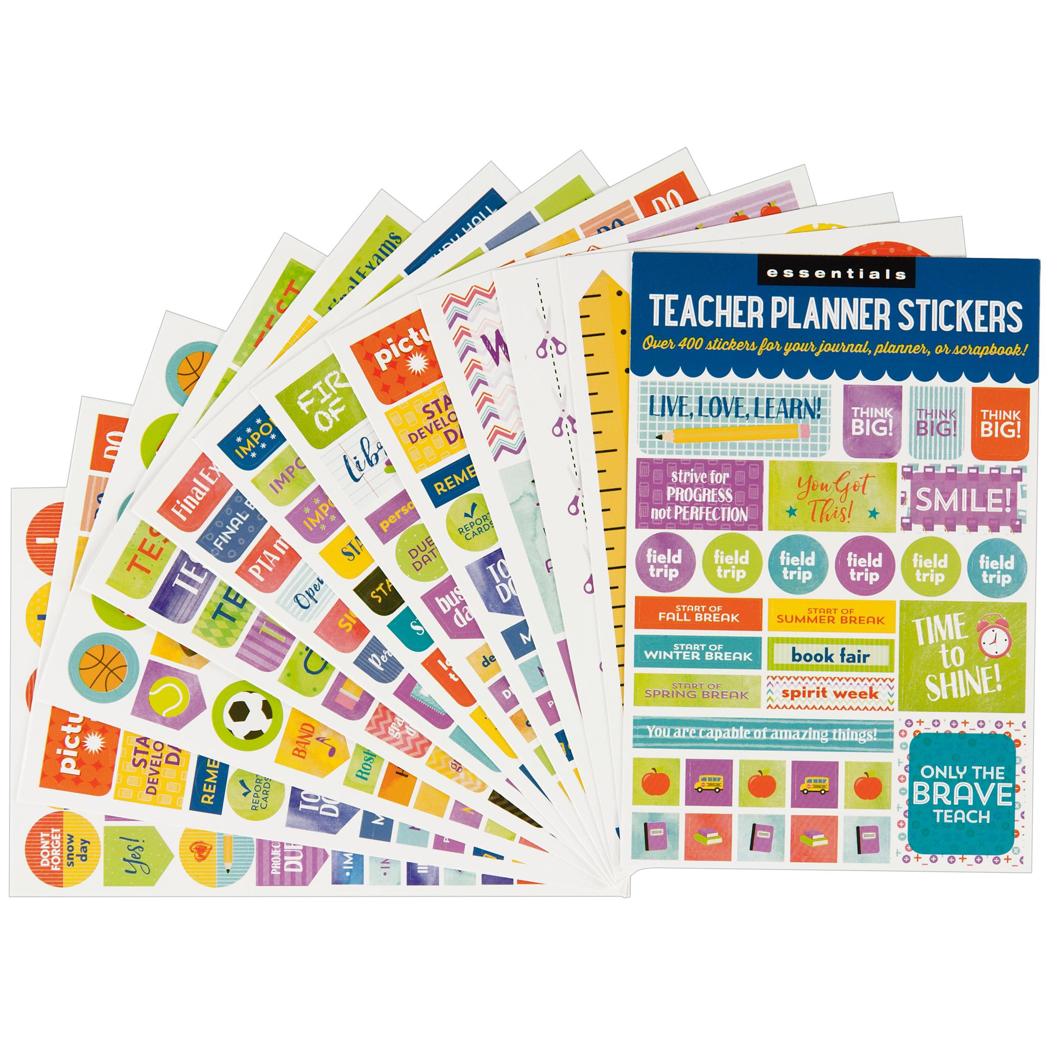 Autocollants pour agenda d'enseignant