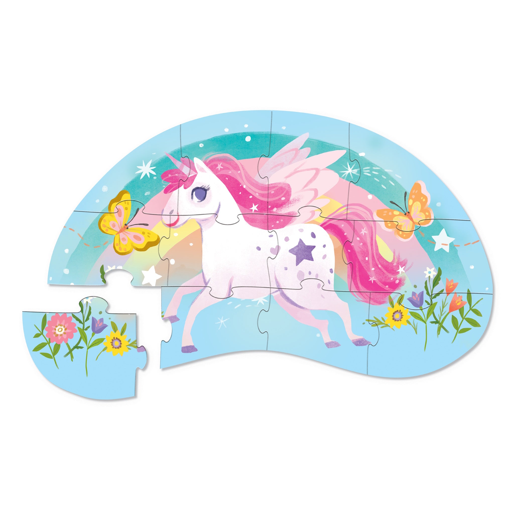 Puzzle Licorne Douce 12 pièces
