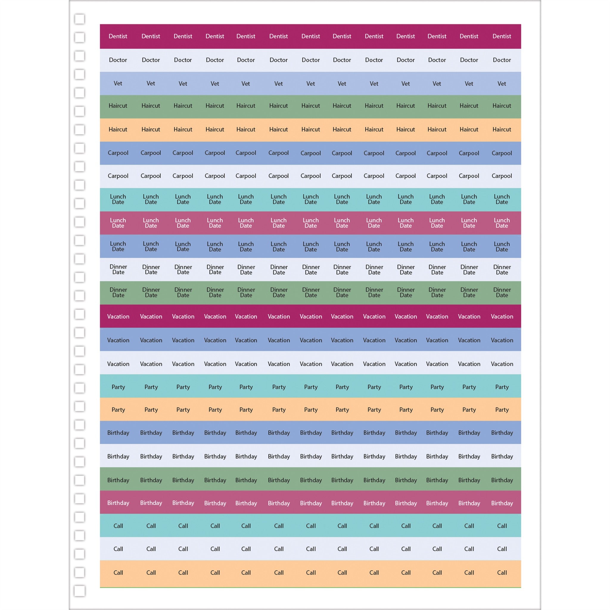 Calendrier agenda de luxe Coccinelle 2026-2027