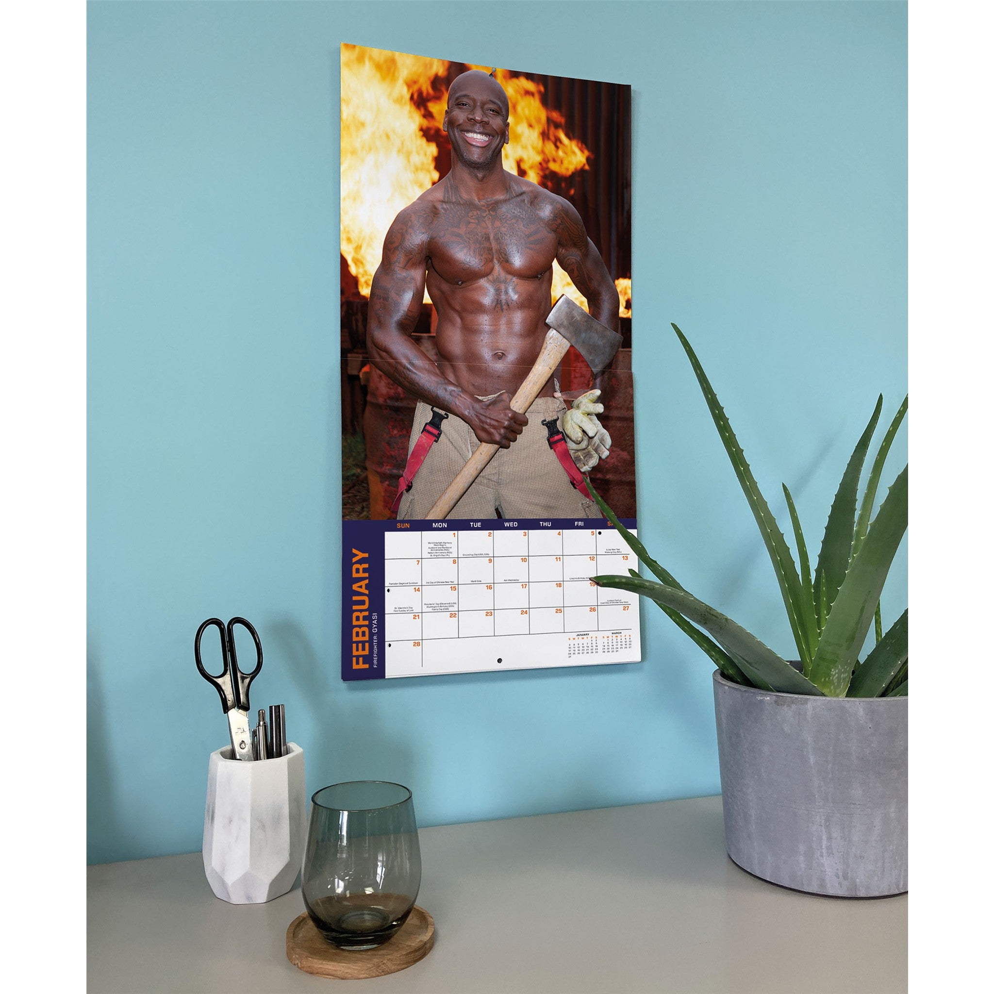Firefighters 2027 Wall Calendar