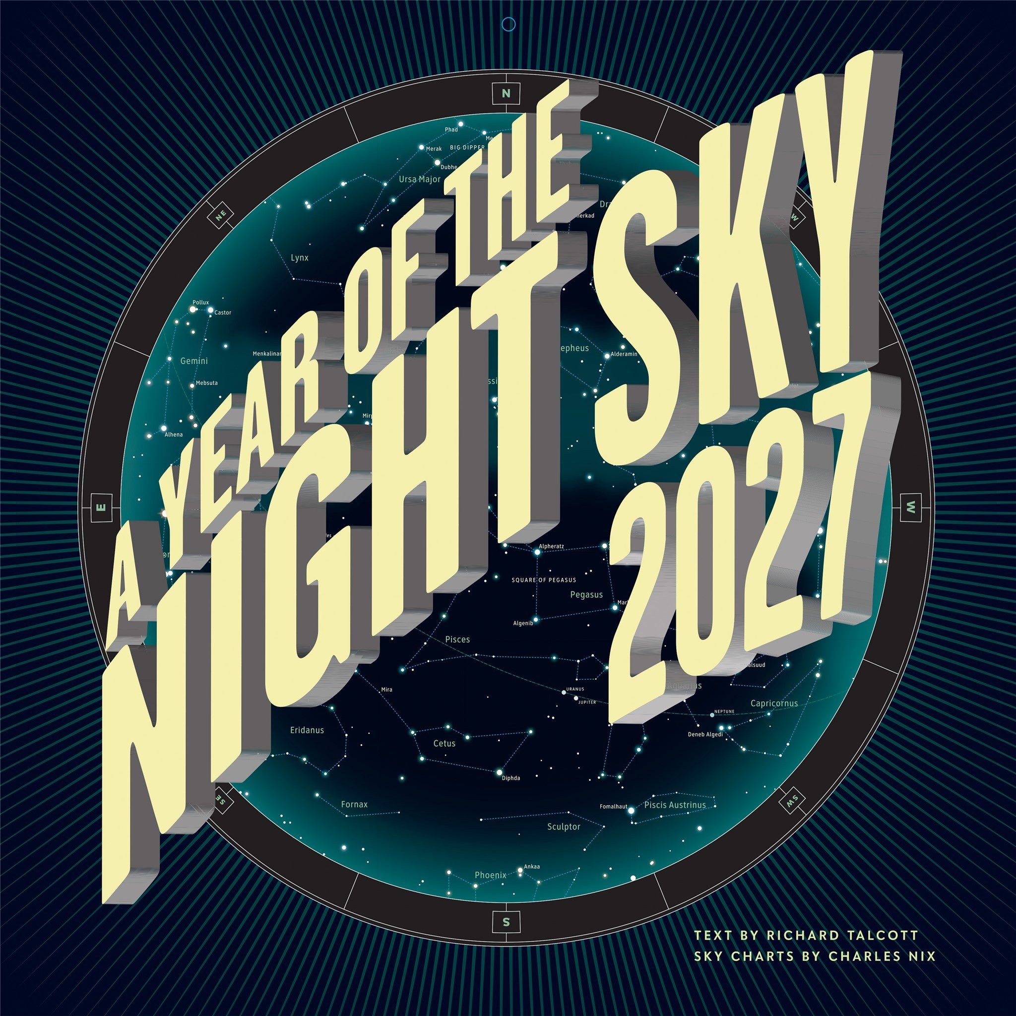 Calendrier mural 2027 Une année du ciel nocturne