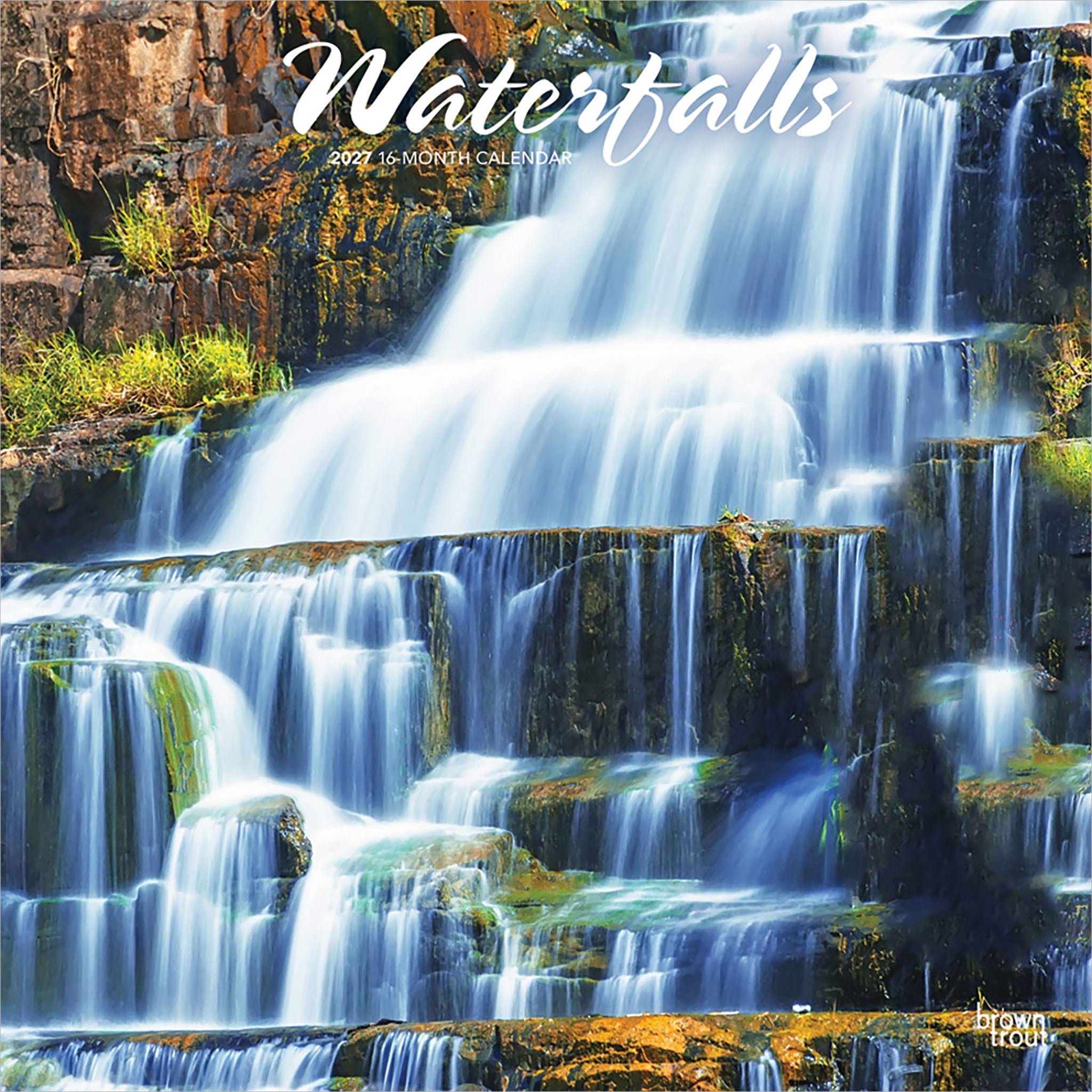Waterfalls 2027 Wall Calendar