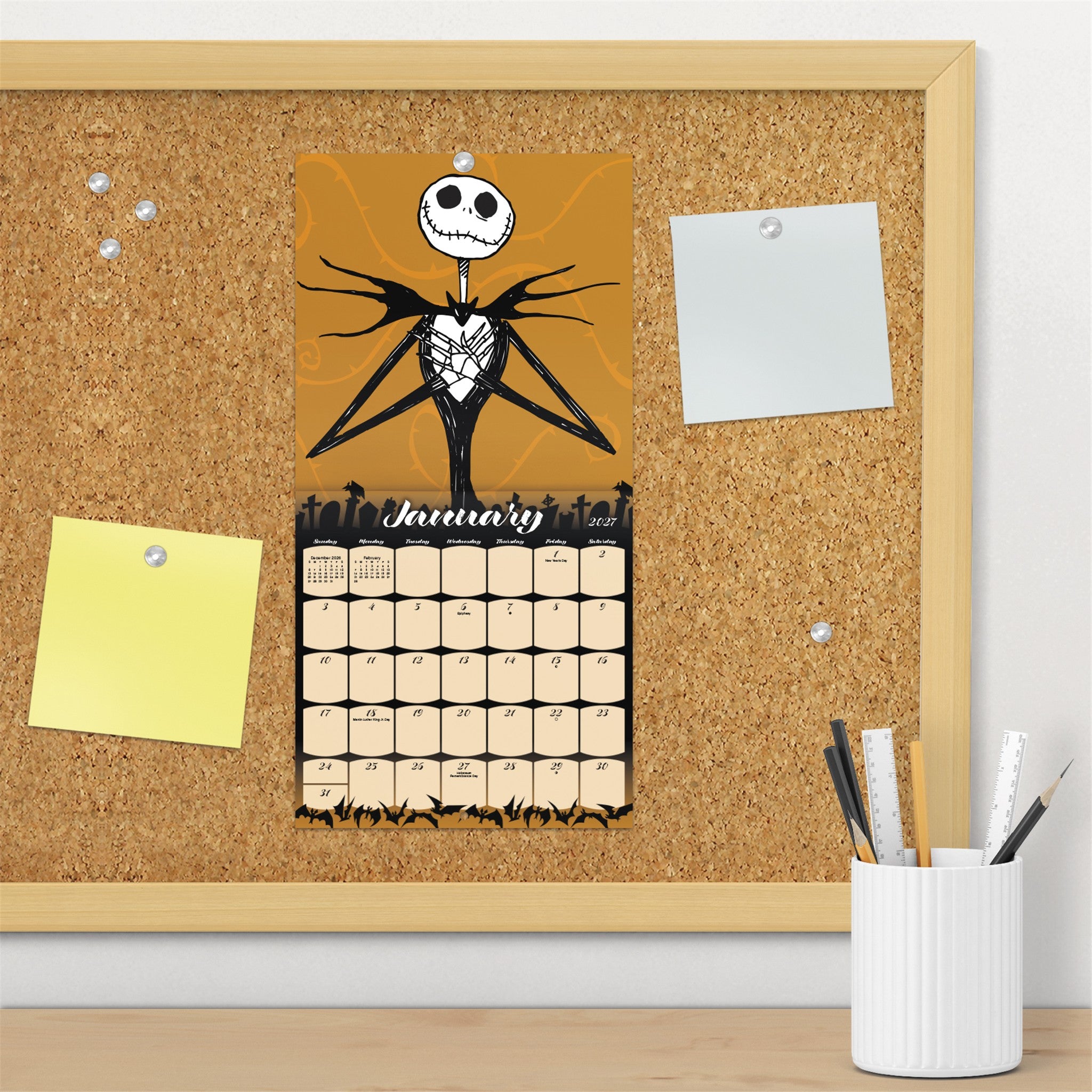 Mini calendrier L'Étrange Noël de Monsieur Jack 2027