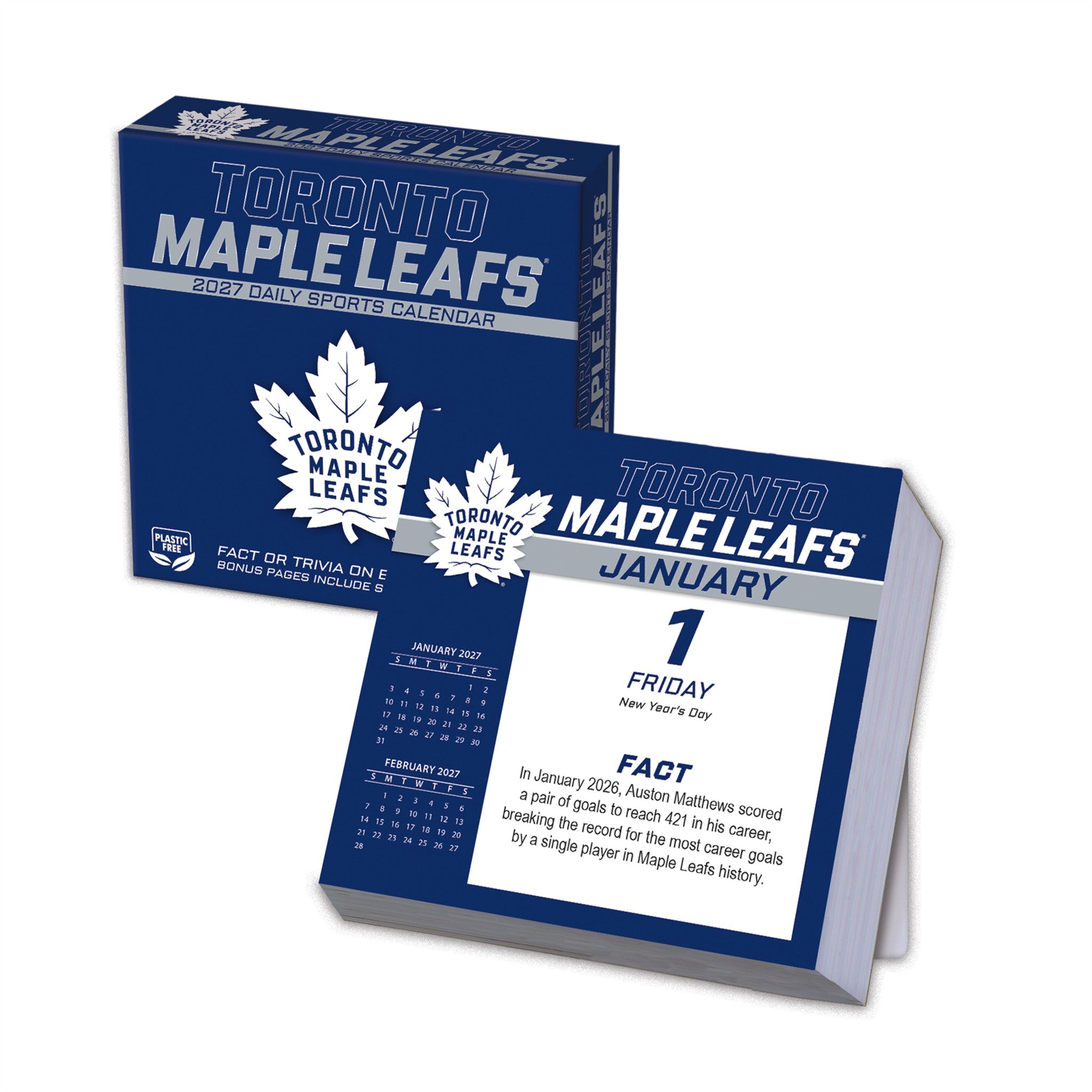 NHL Toronto Maple Leafs 2027 Box Calendar