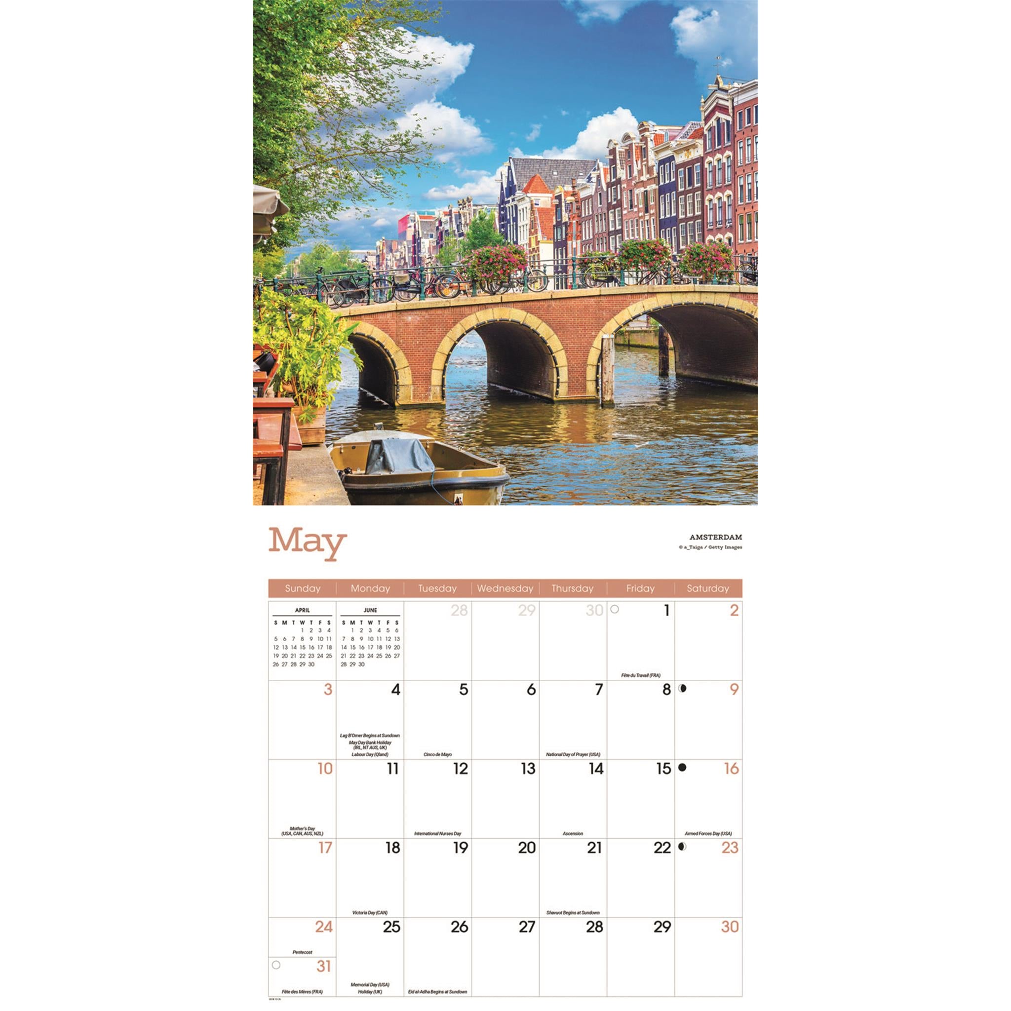 Netherlands 2026 Wall Calendar