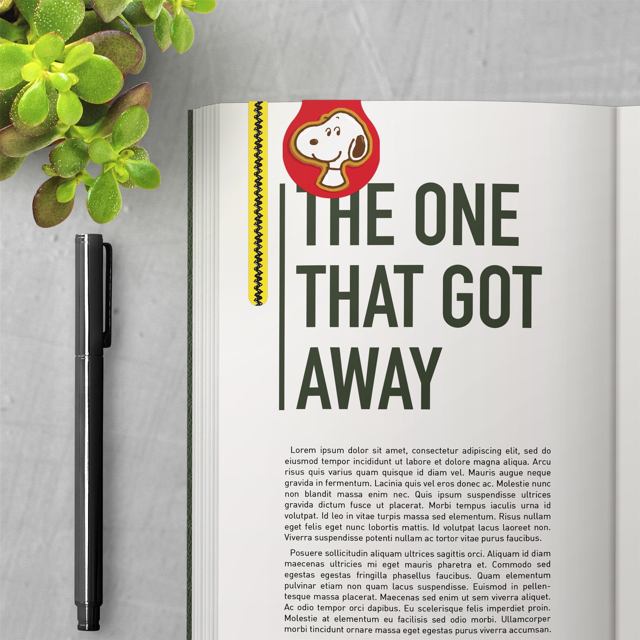 Peanuts Magnetic Page Clips