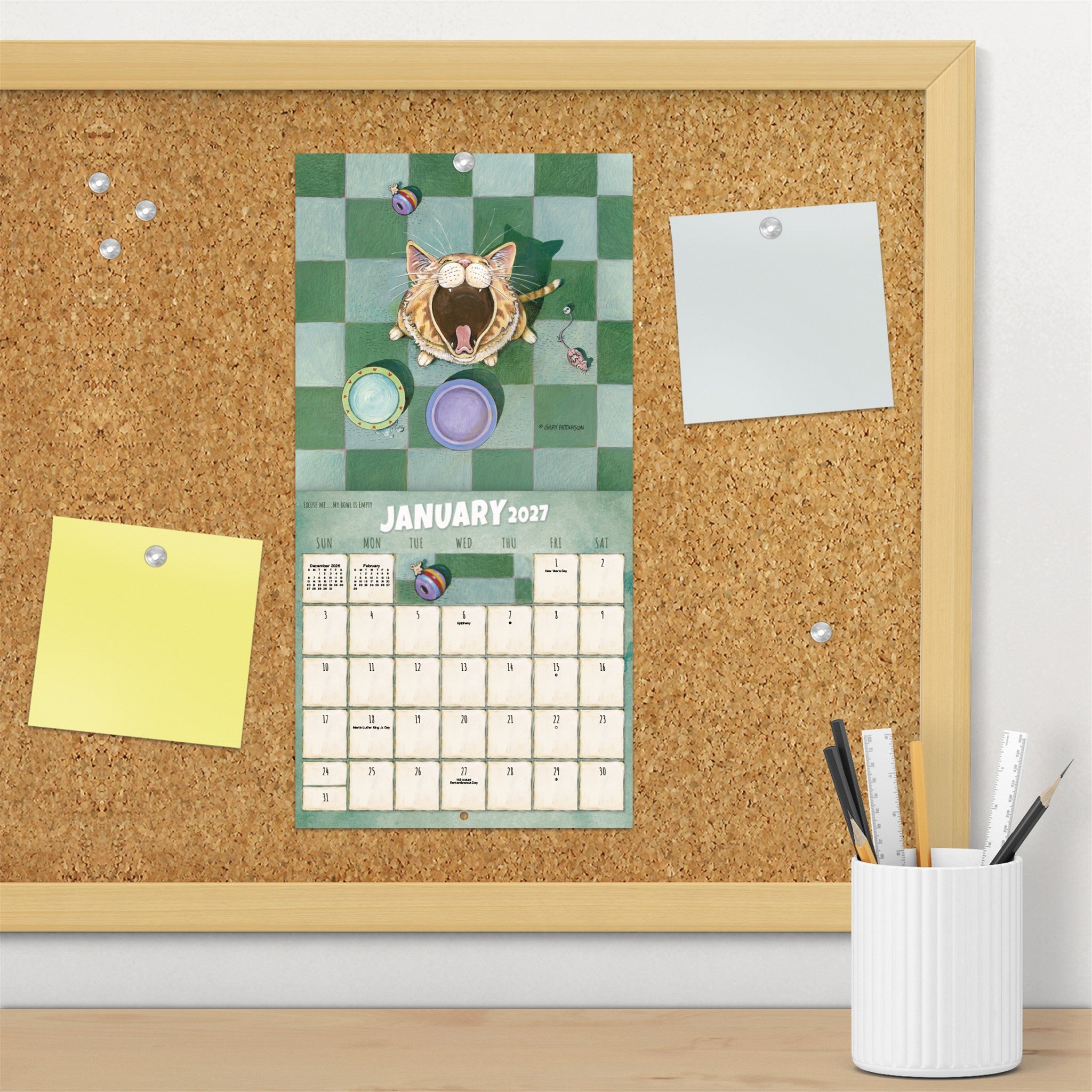 Gary Patterson - Calendrier Mini 2027 Chats