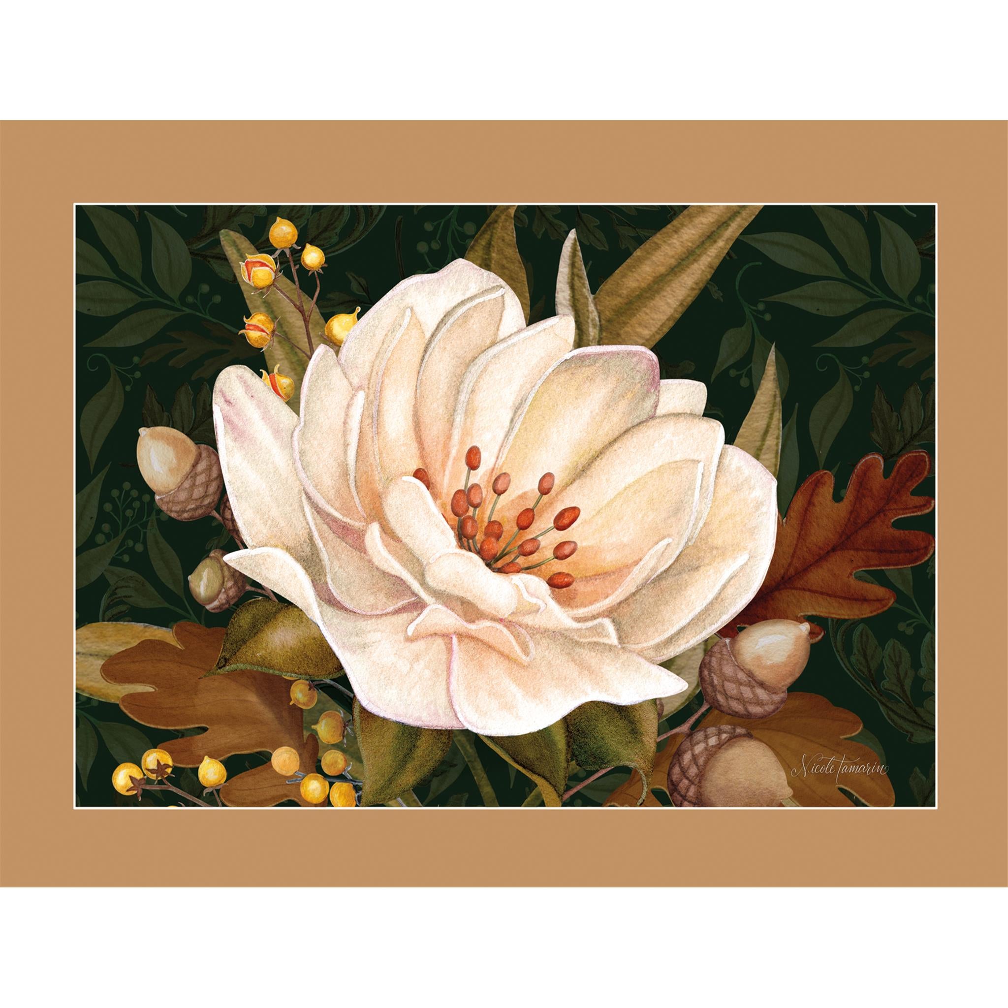 Calendrier mural Midnight Garden 2026 Édition Spéciale avec impression