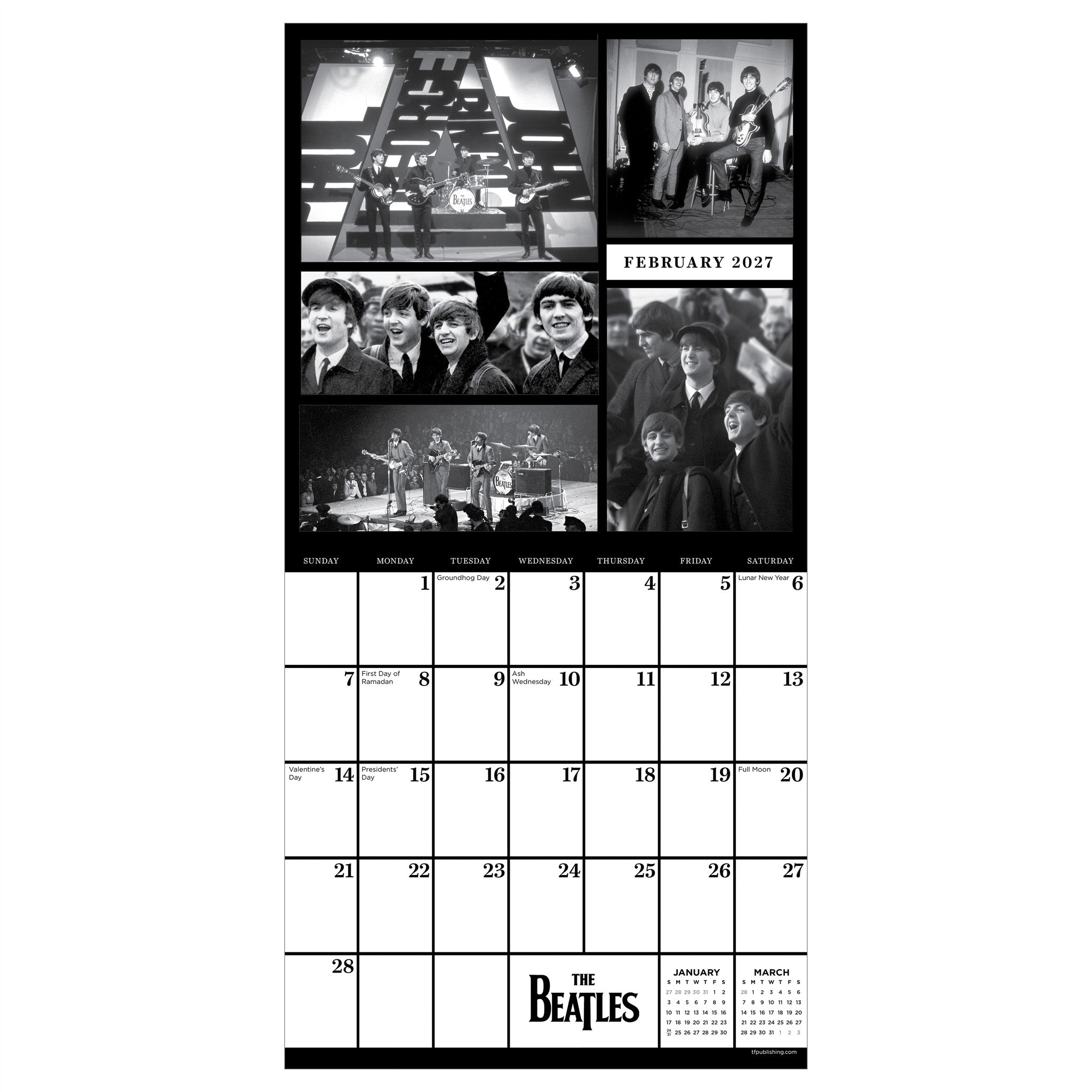 Beatles 2027 Mini Calendar