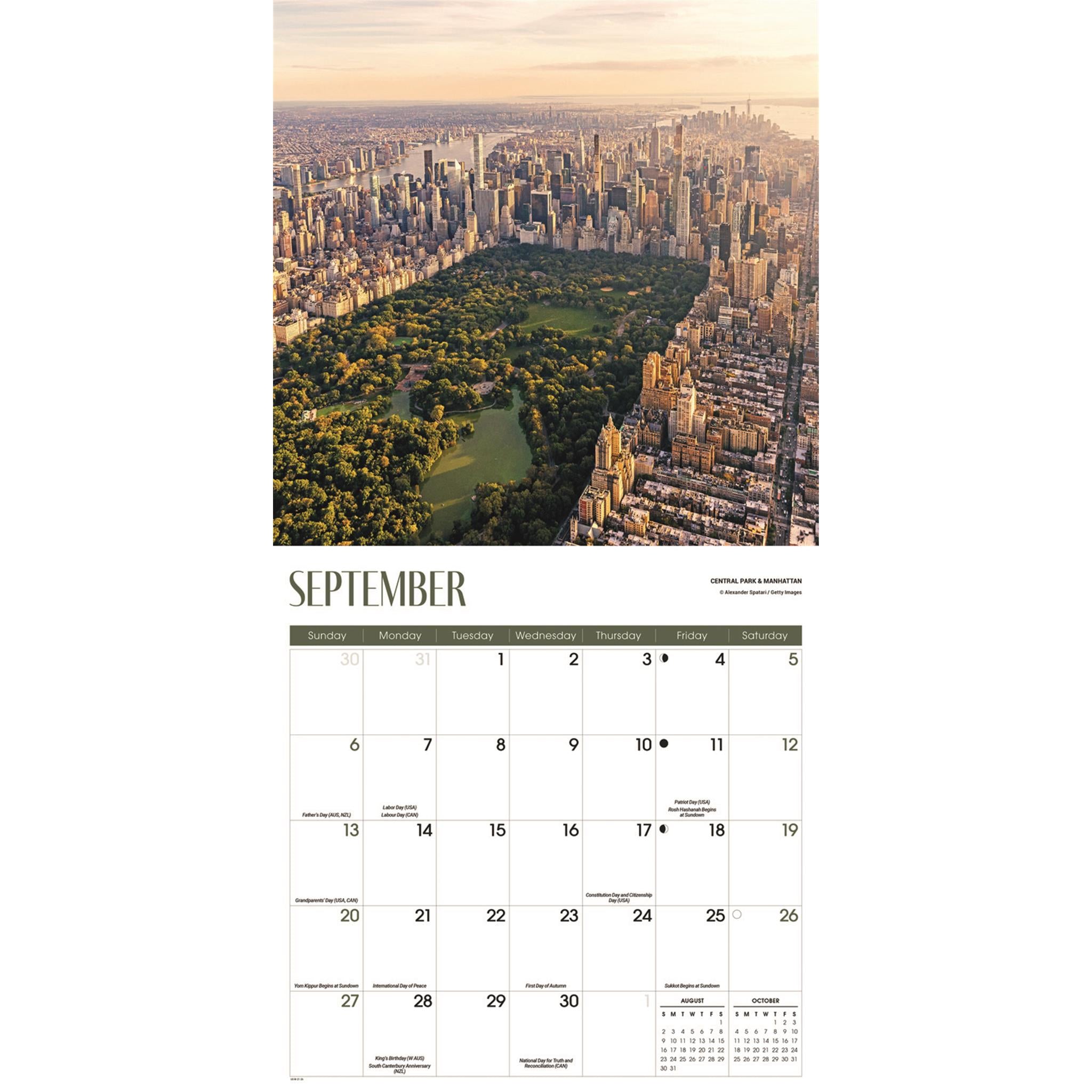 New York 2026 Wall Calendar