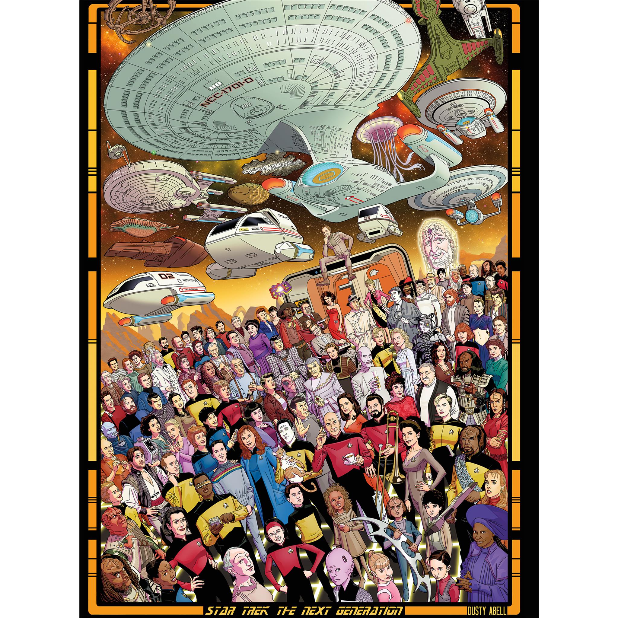 Puzzle Star Trek : La Nouvelle Génération de 3000 pièces