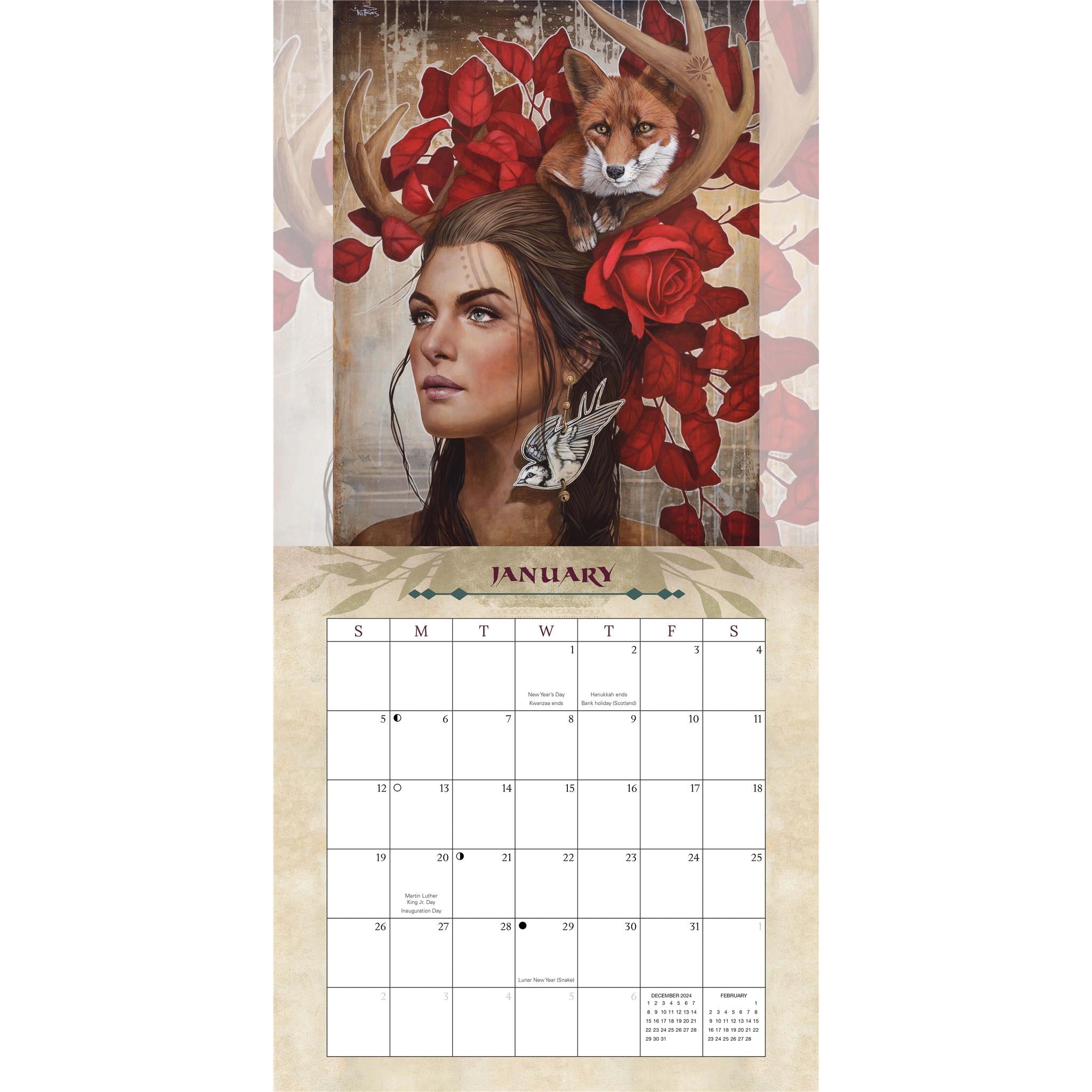 Calendrier mural Wild Woman Rising 2026