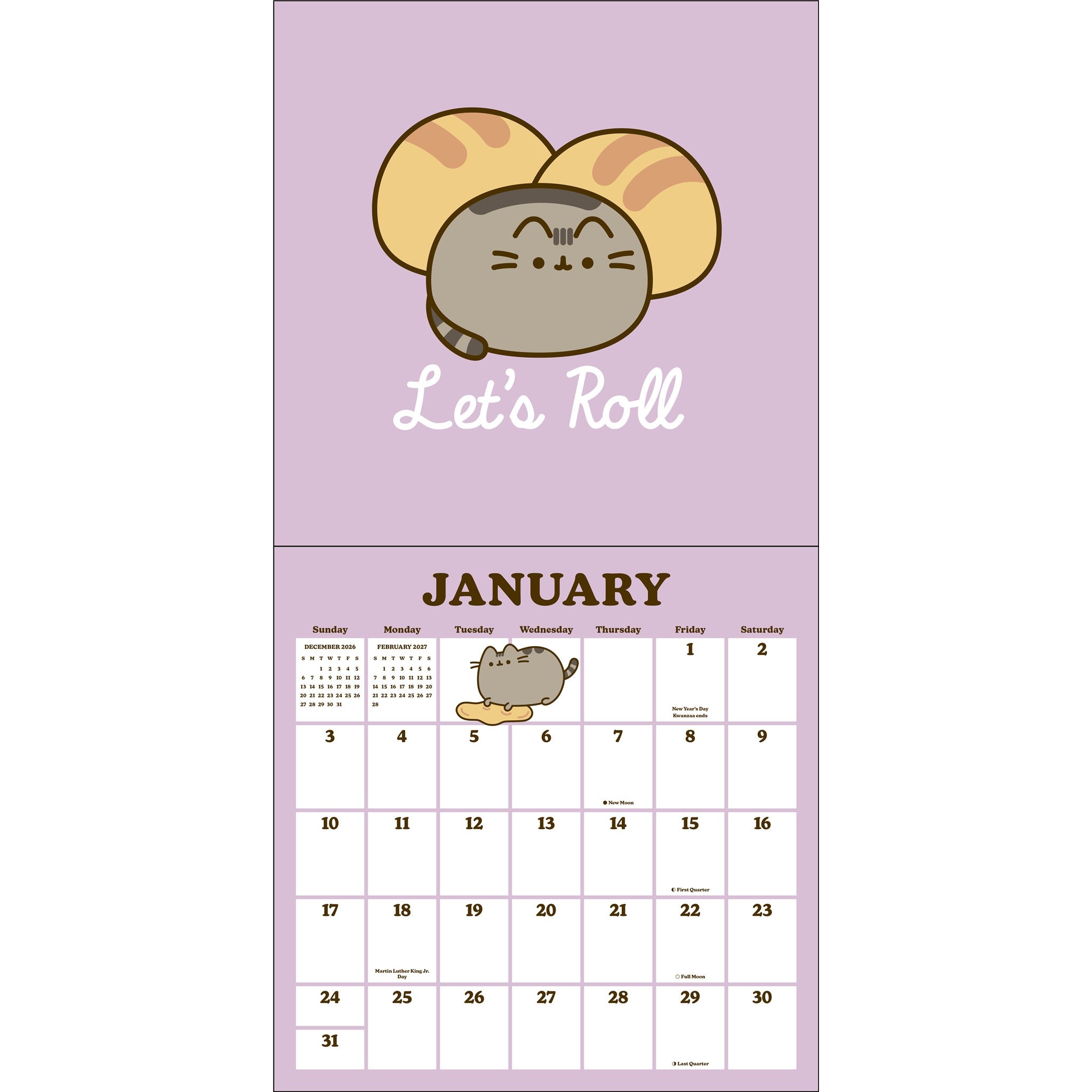 Calendrier Mural Pusheen 2027