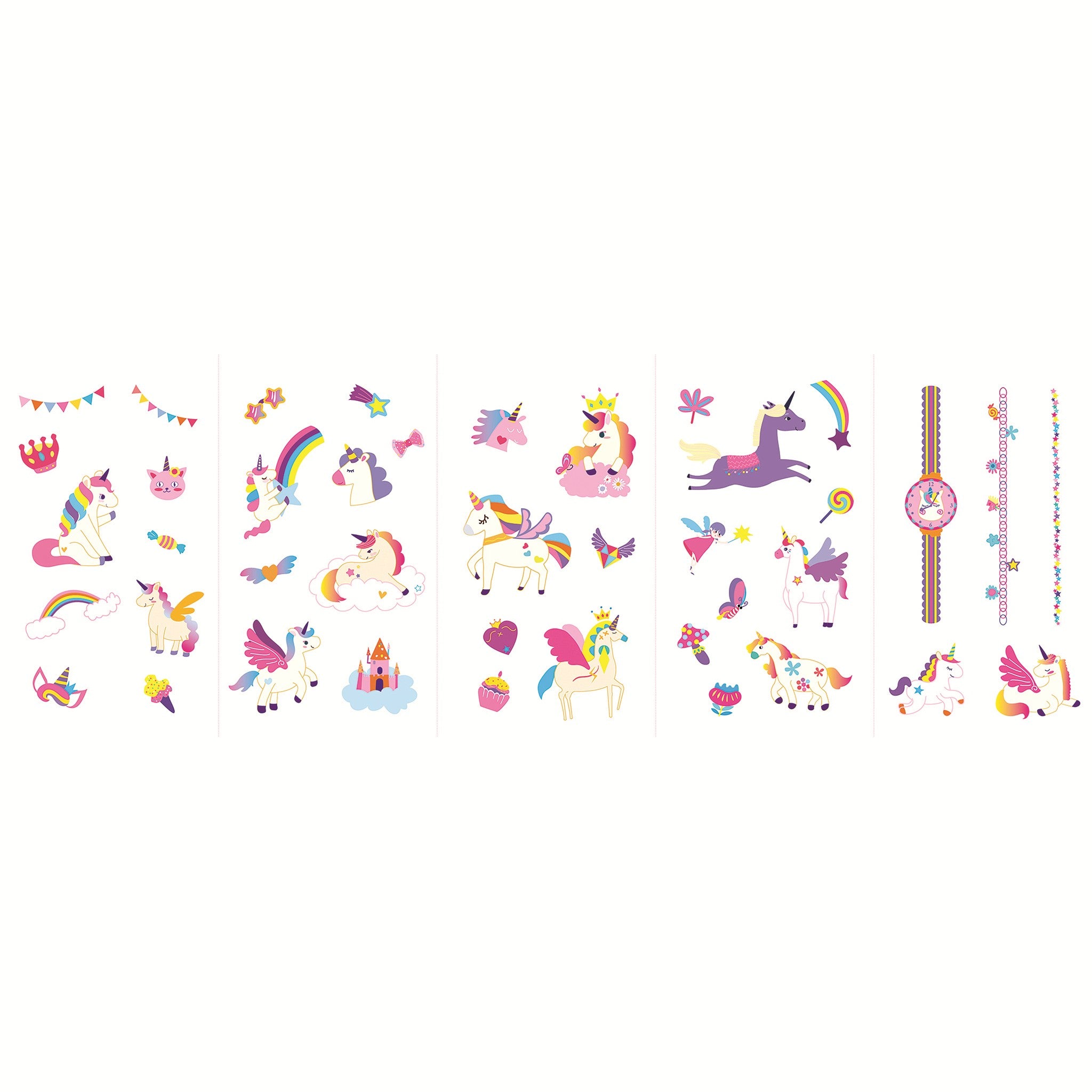 Nail Stickers & Tattoos - Unicorn
