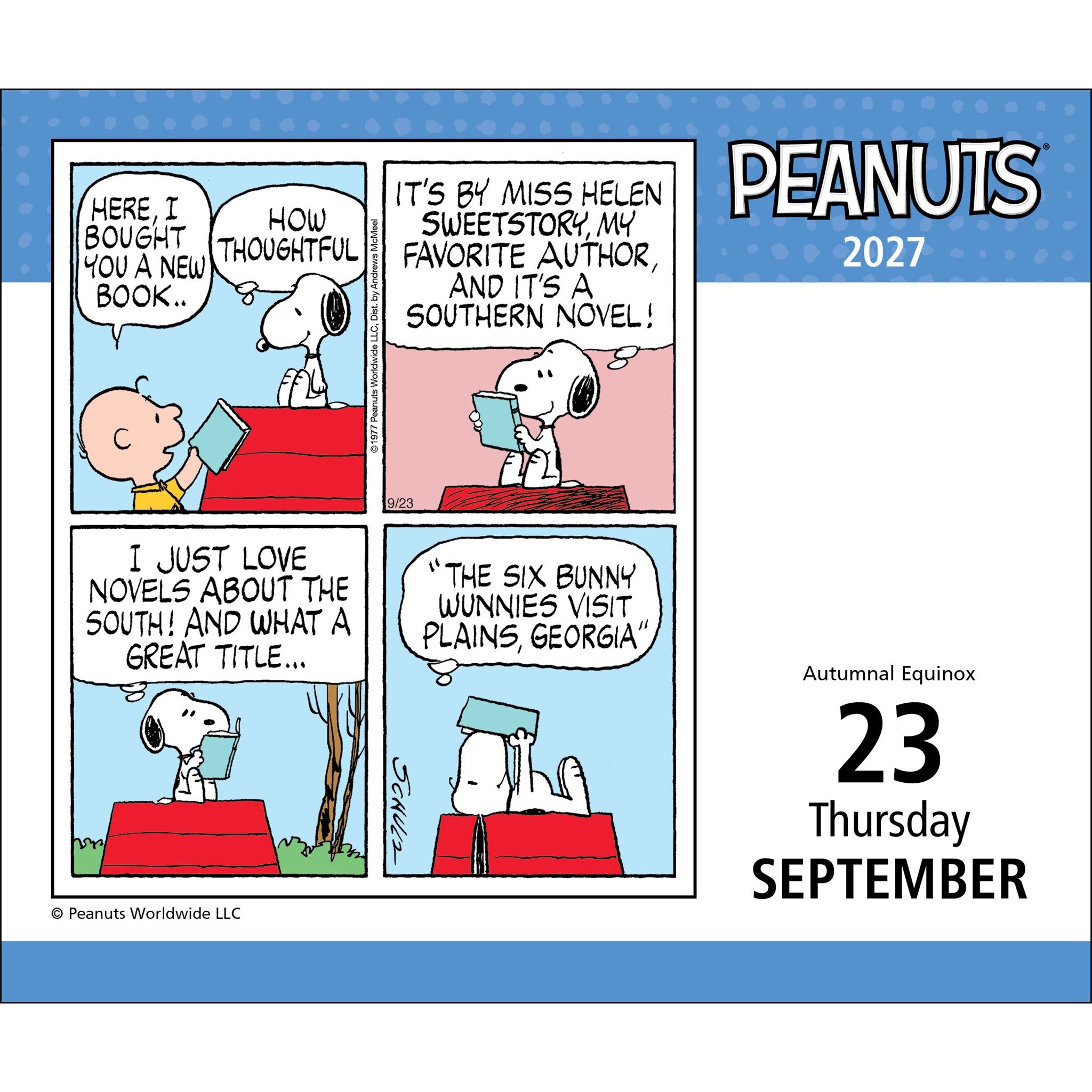 Peanuts® 2027 Box Calendar