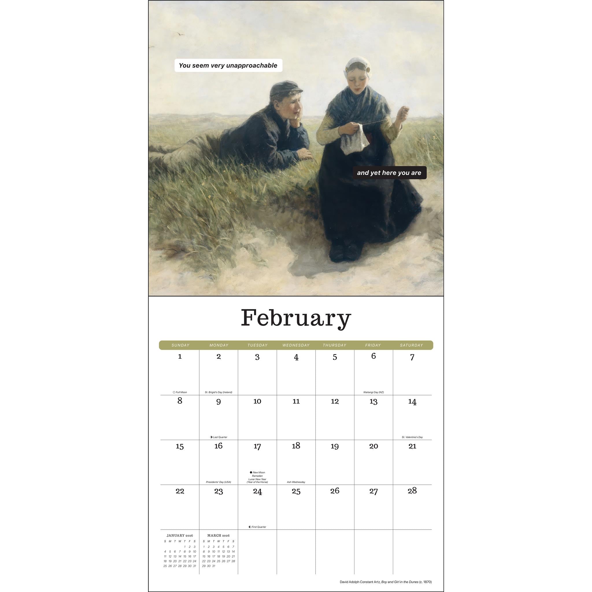 Punk History 2026 Wall Calendar - Online Only