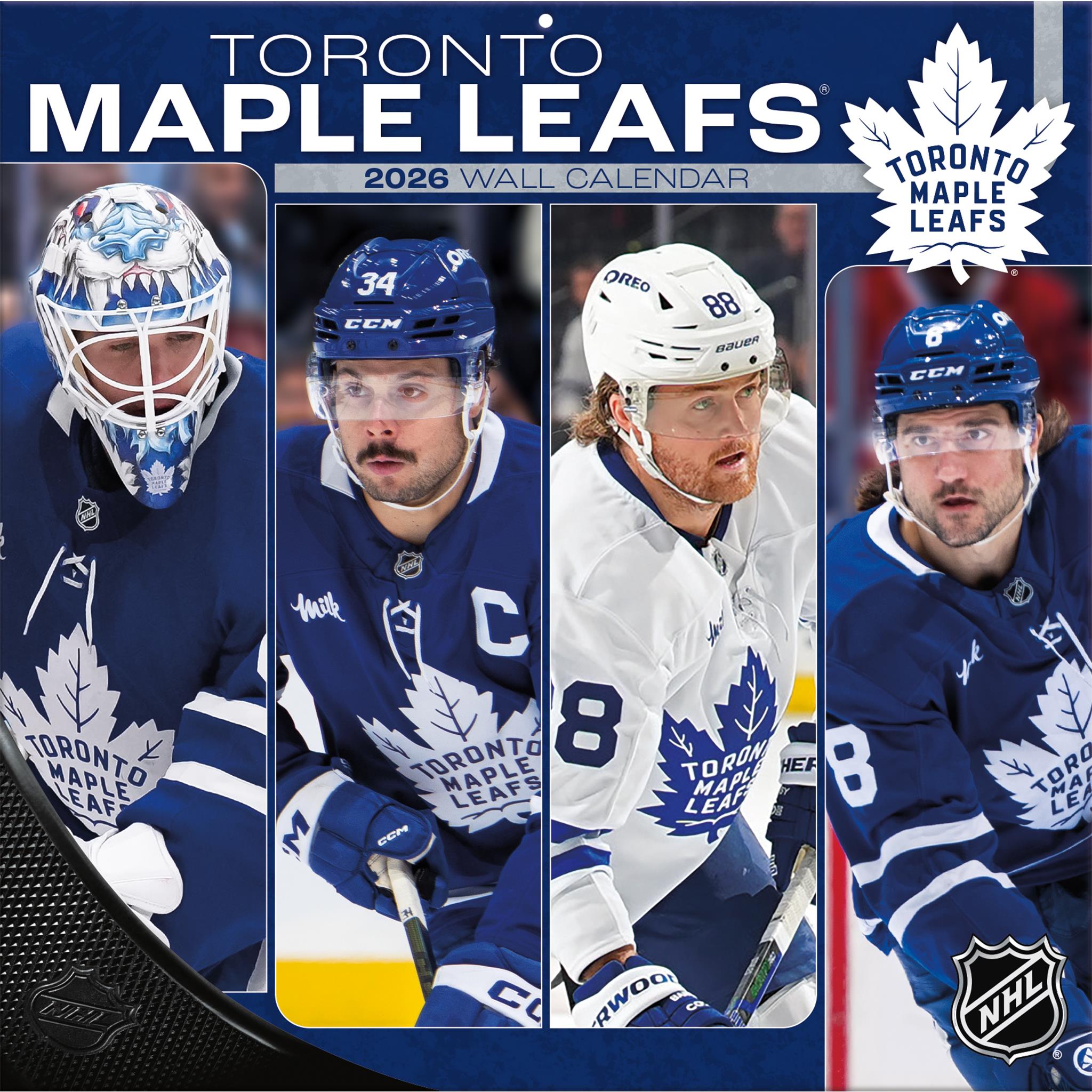 Mini-calendrier 2026 des Maple Leafs de Toronto (NHL)