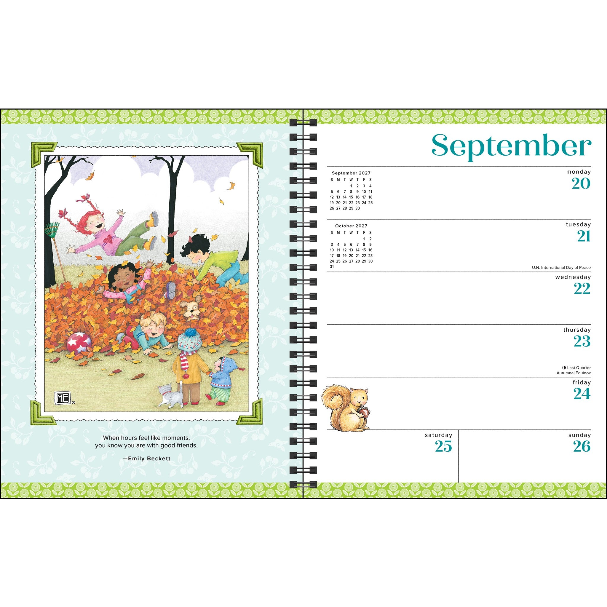 Mary Engelbreit's A Moment Here, A Memory There 2027 Engagement Calendar