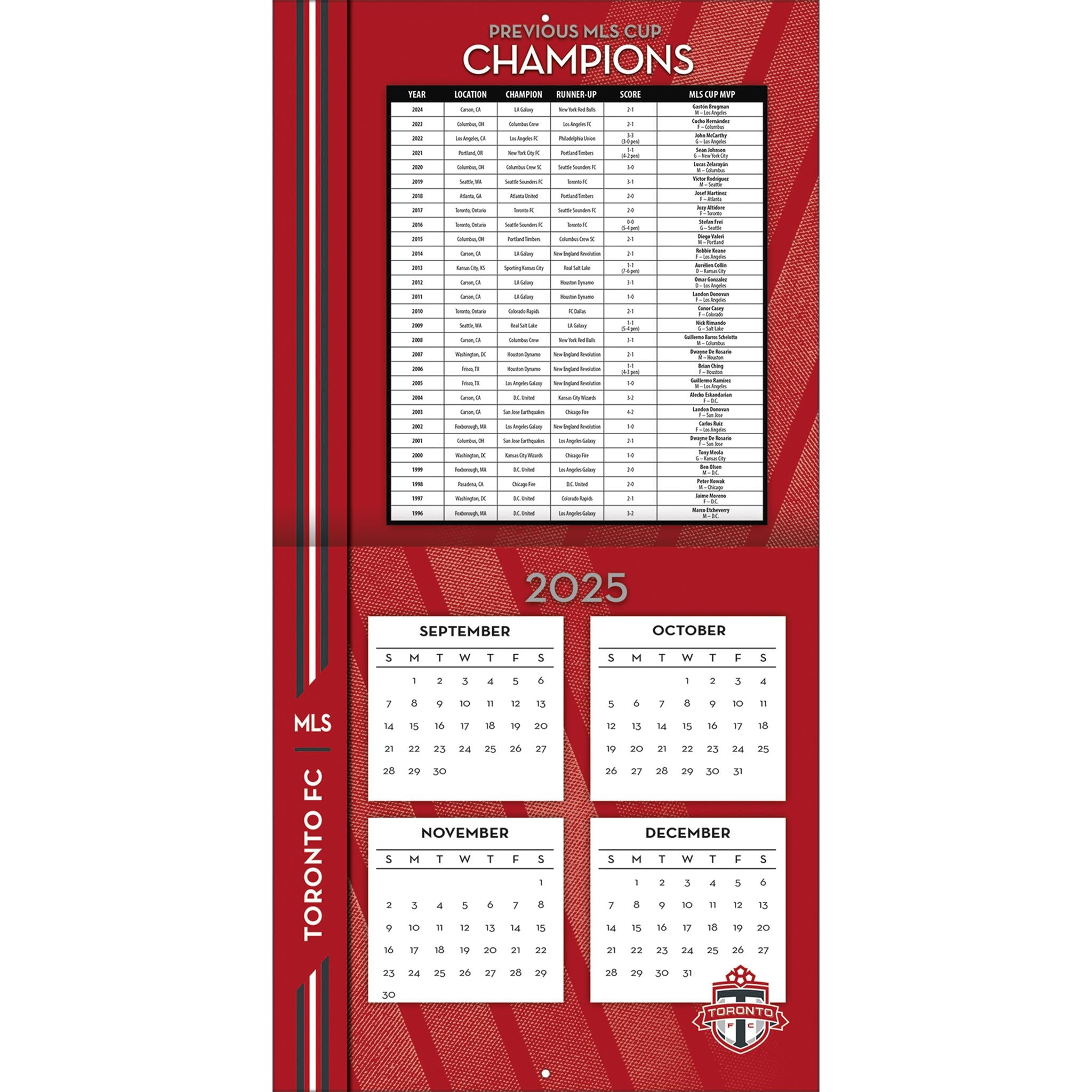 MLS Toronto 2026 Wall Calendar