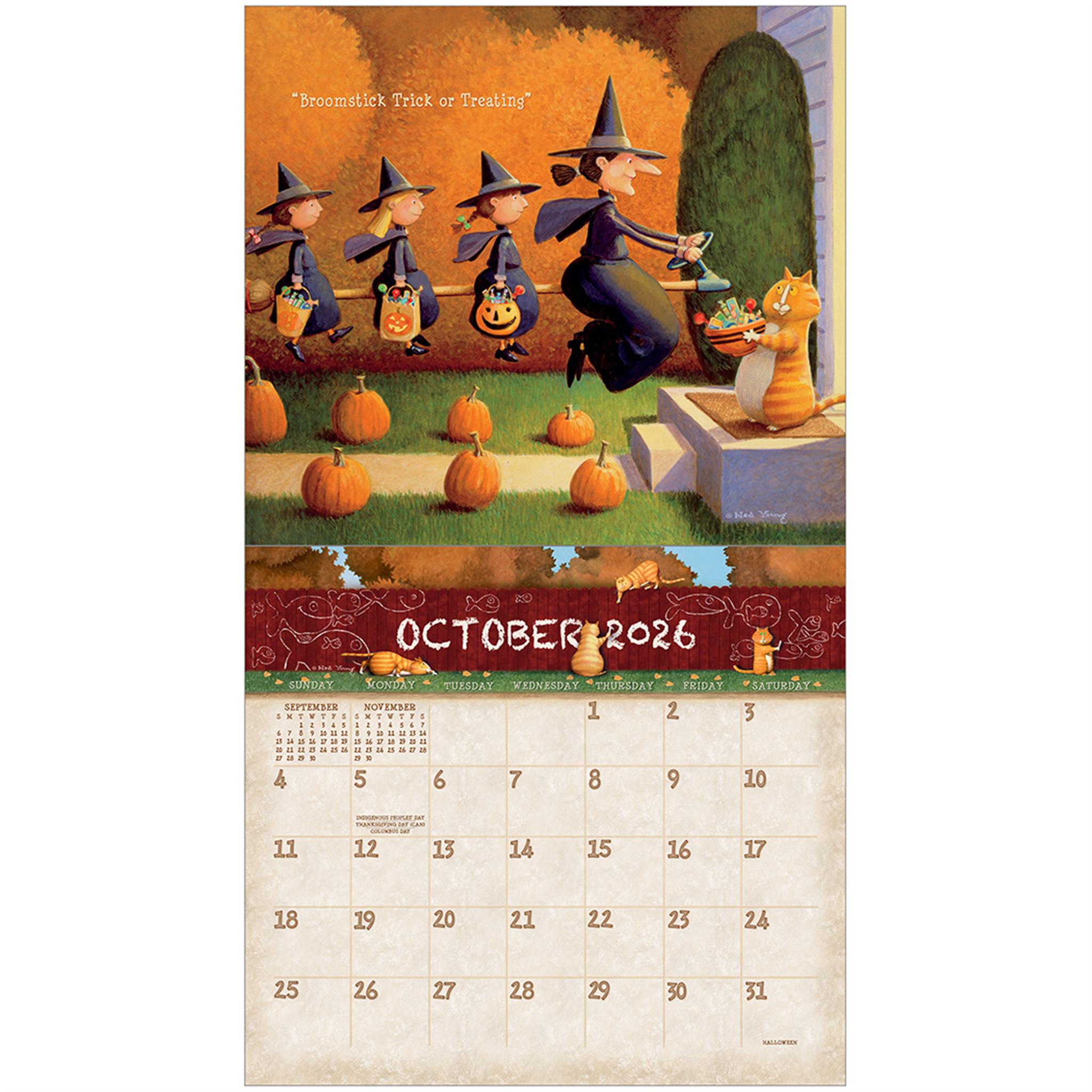 A Cats Life 2026 Deluxe Wall Calendar