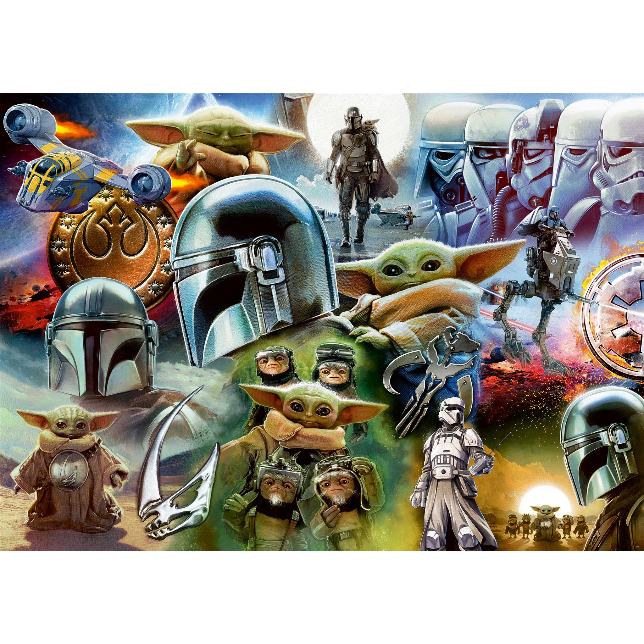The Mandalorian and Grogu 1000 Piece Puzzle