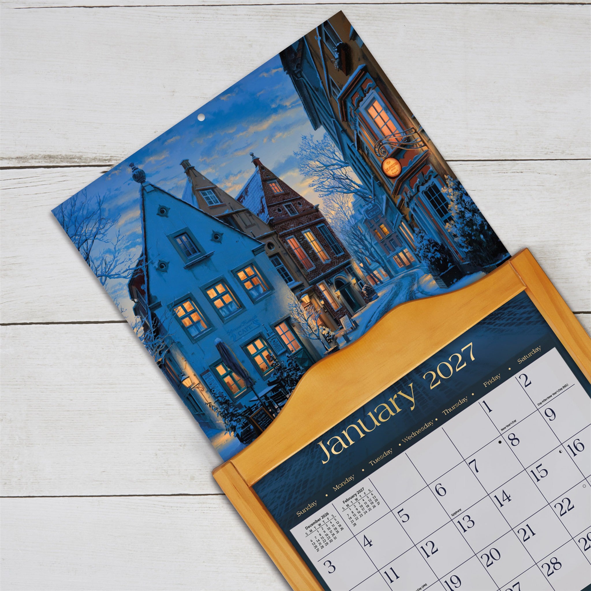 Around the World Special Edition with Print 2027 Wall Calendar