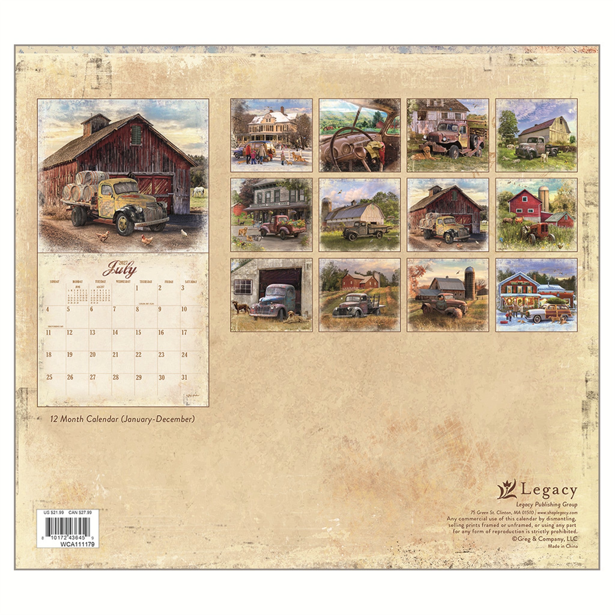 Calendrier mural Heartland 2027 – En ligne seulement